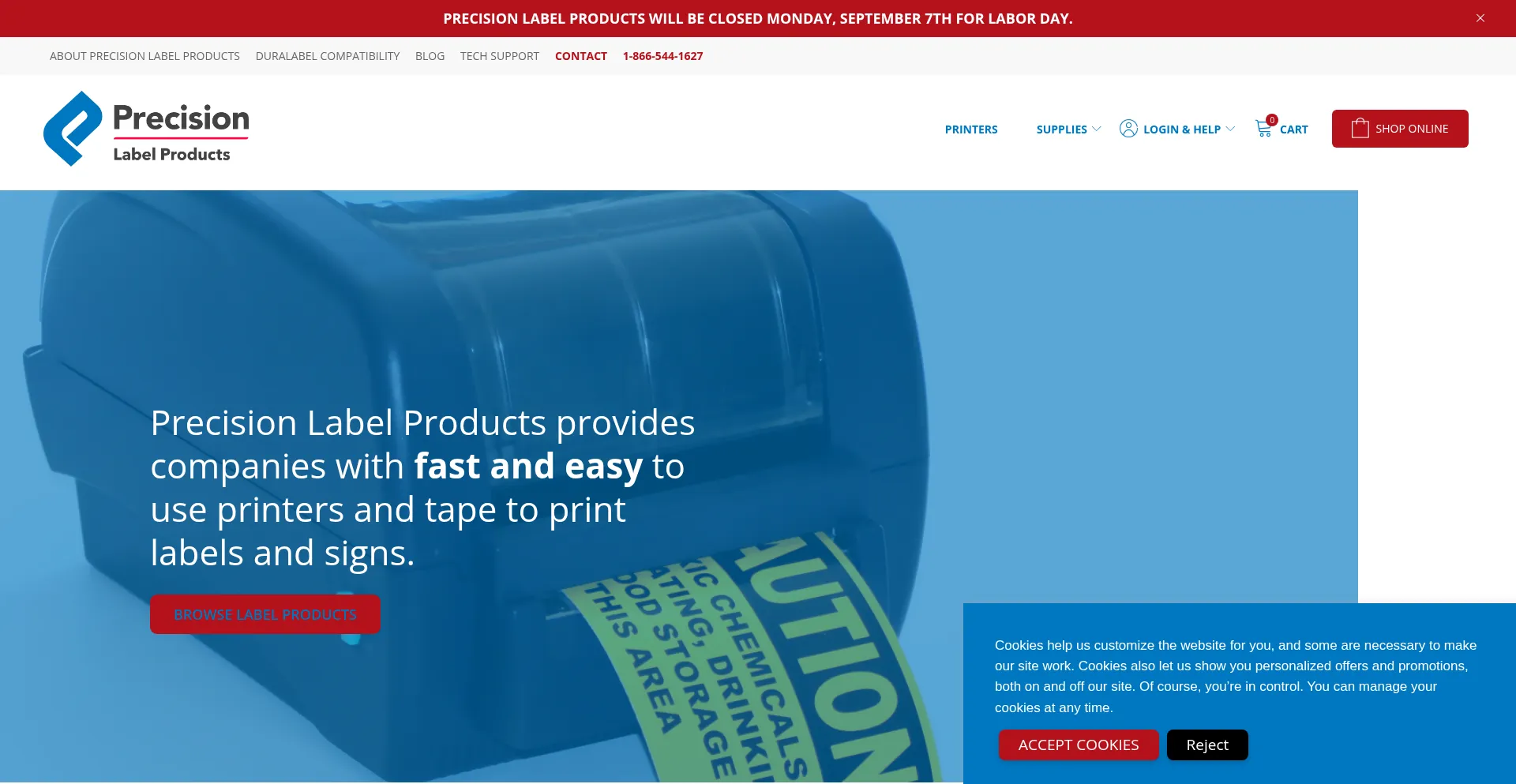 Precisionlabelproducts.com