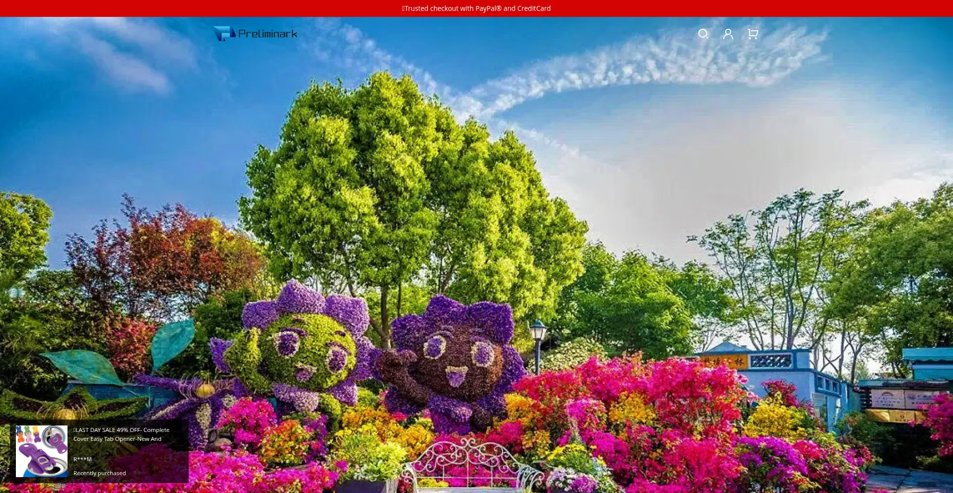 Website screenshot of Preliminark.com