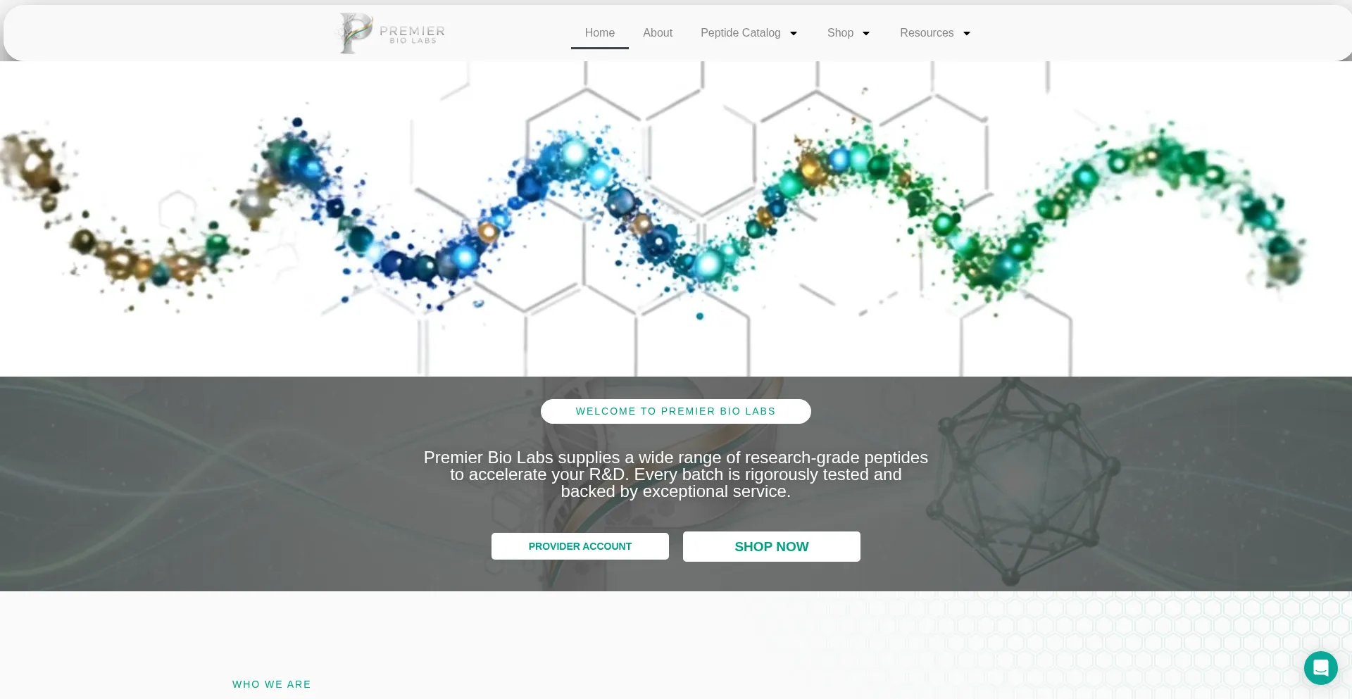 Premierbiolabs.com Screenshot