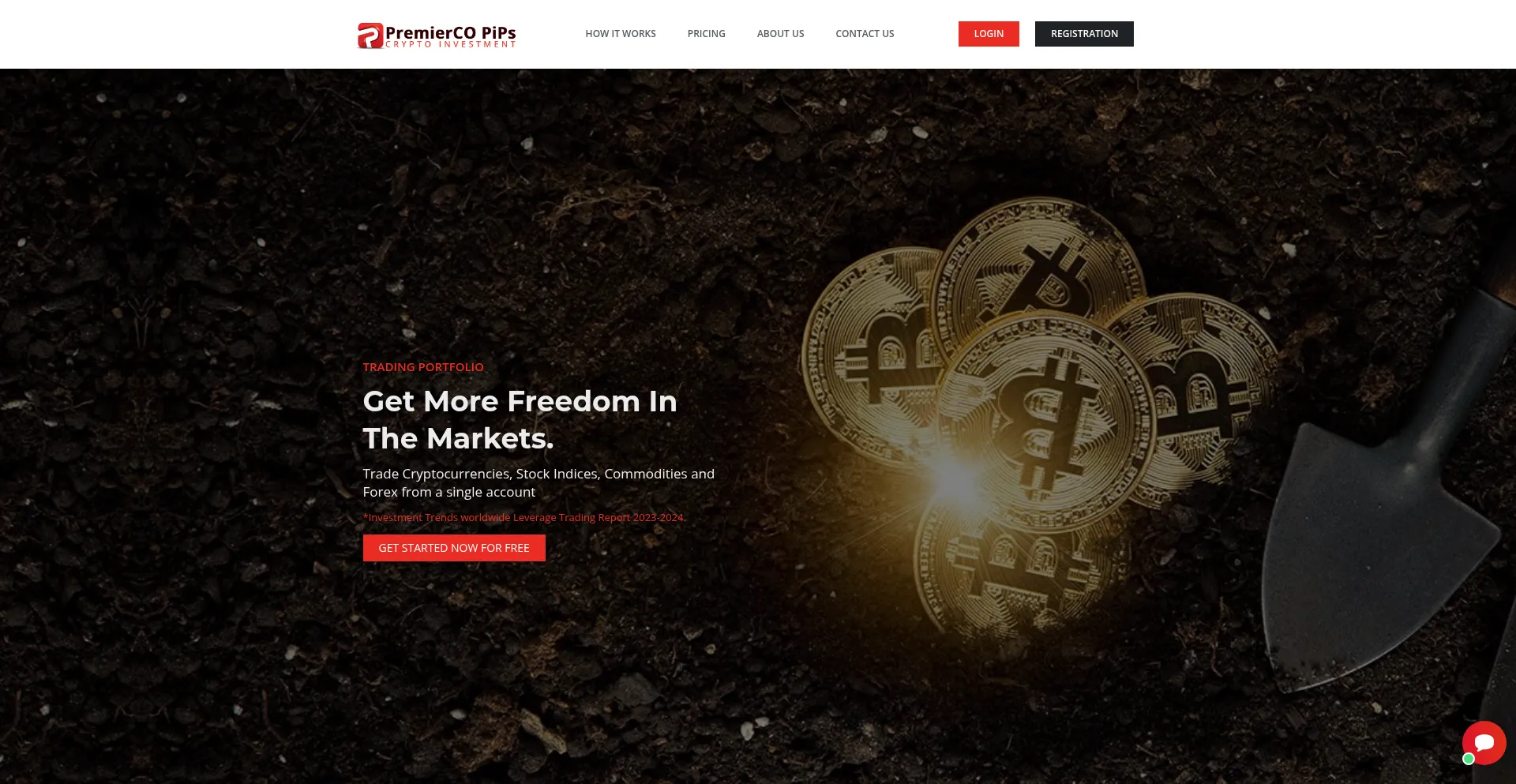 Website screenshot of Premiercopips.com