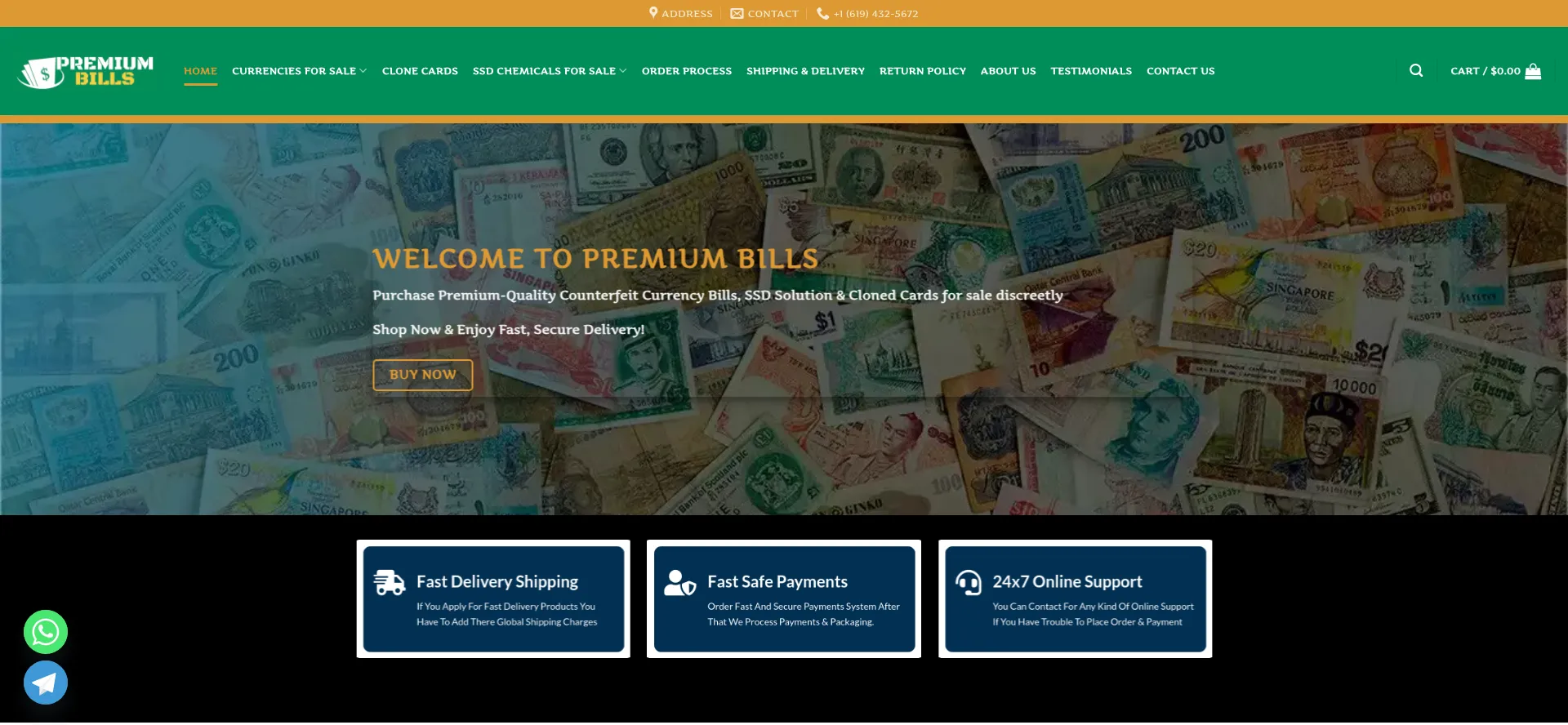 Premiumbills.org Screenshot