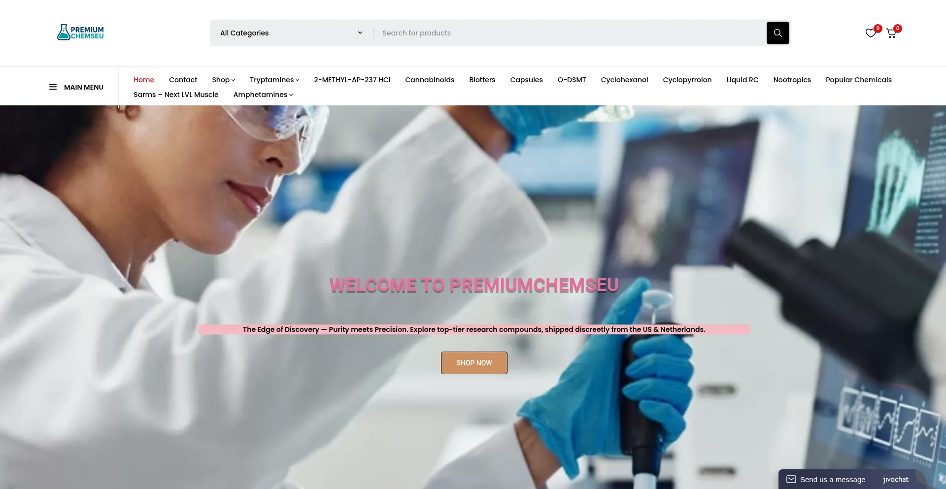 Premiumchemseu.com Screenshot