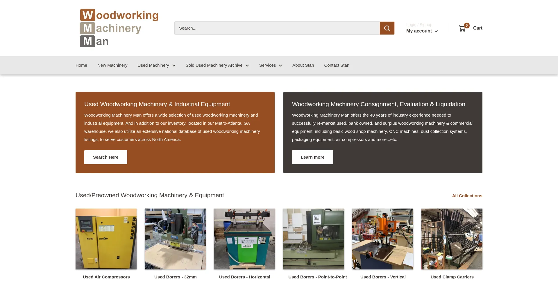 Preownedwoodworkingmachinery.com