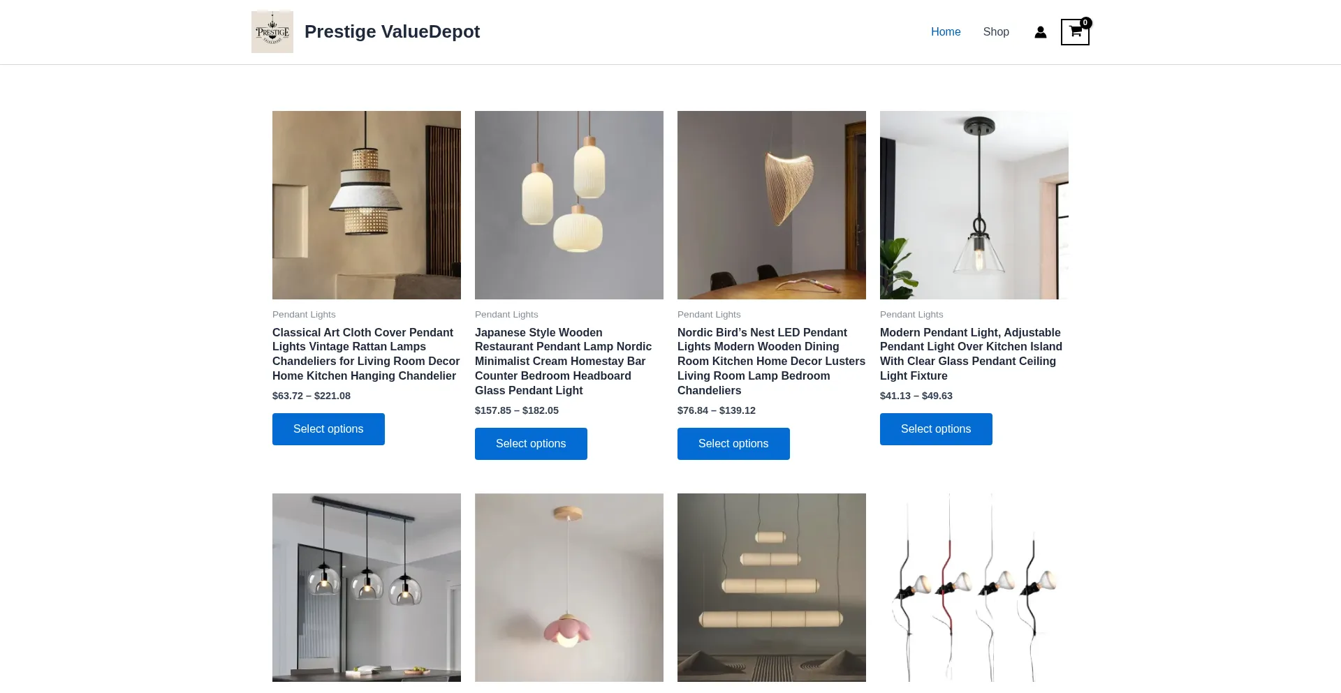Website screenshot of Prestigevdco.shop