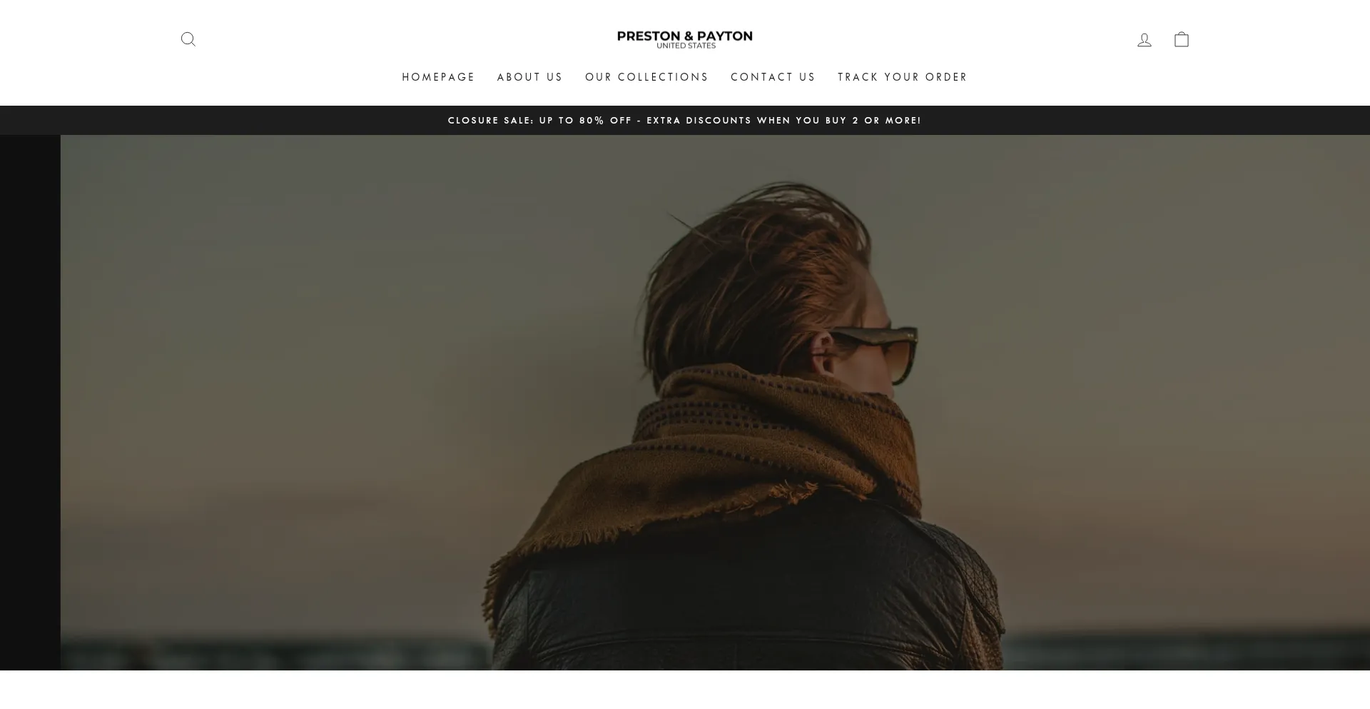 Website screenshot of Prestonandpayton.com