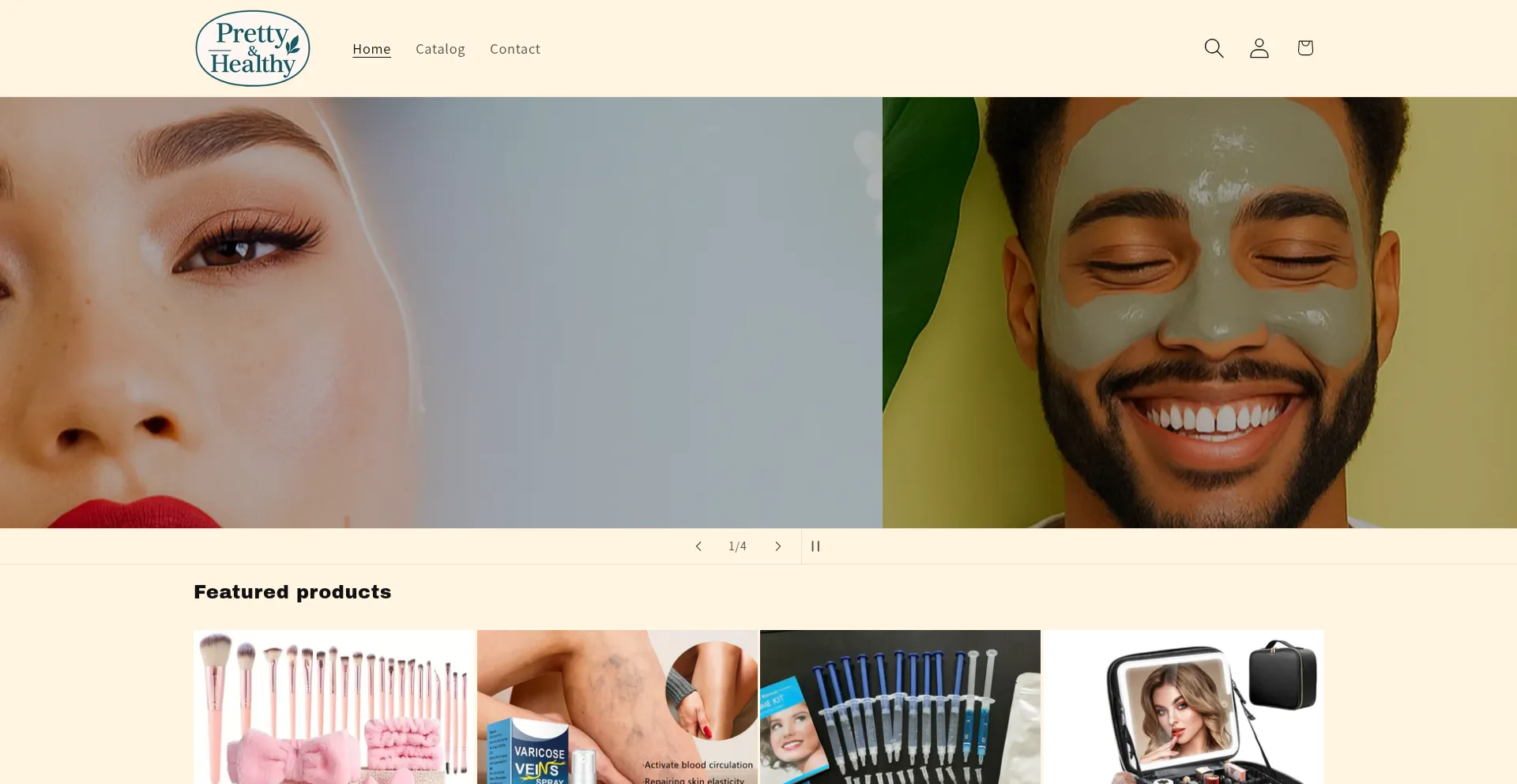 Prettyandhealthy.com Screenshot