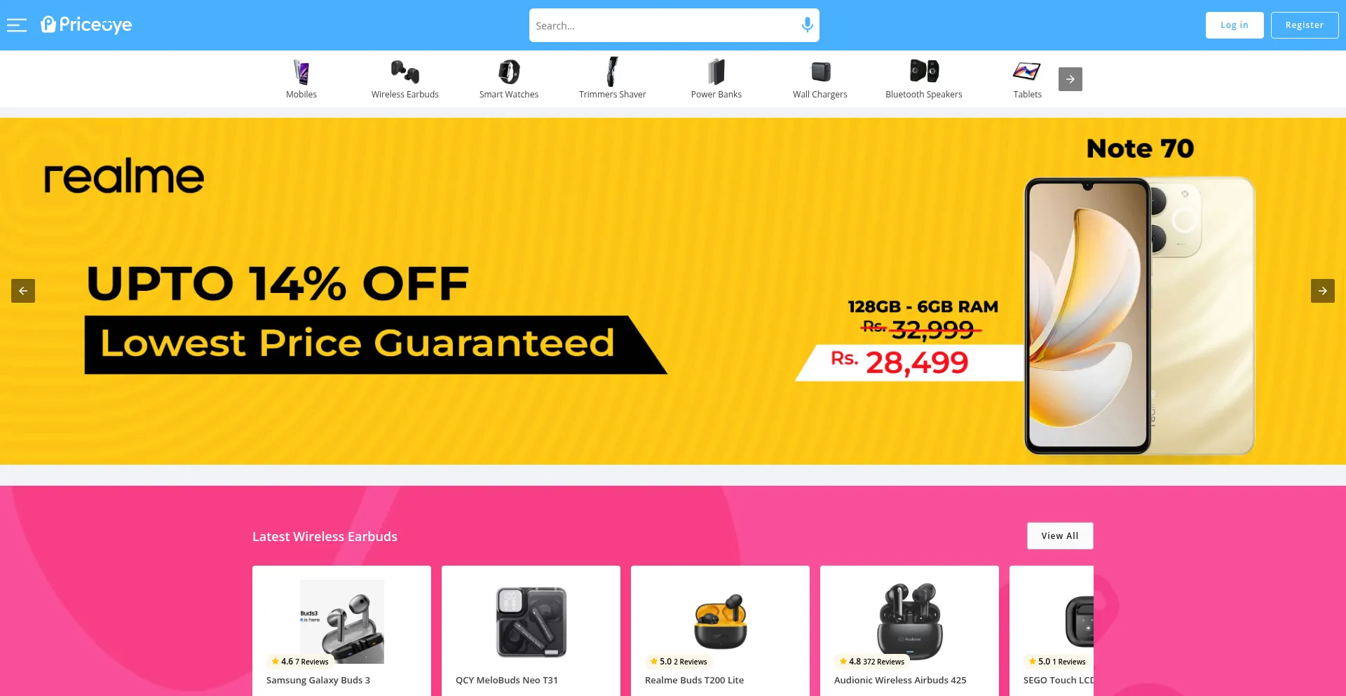 Priceoye.pk Screenshot