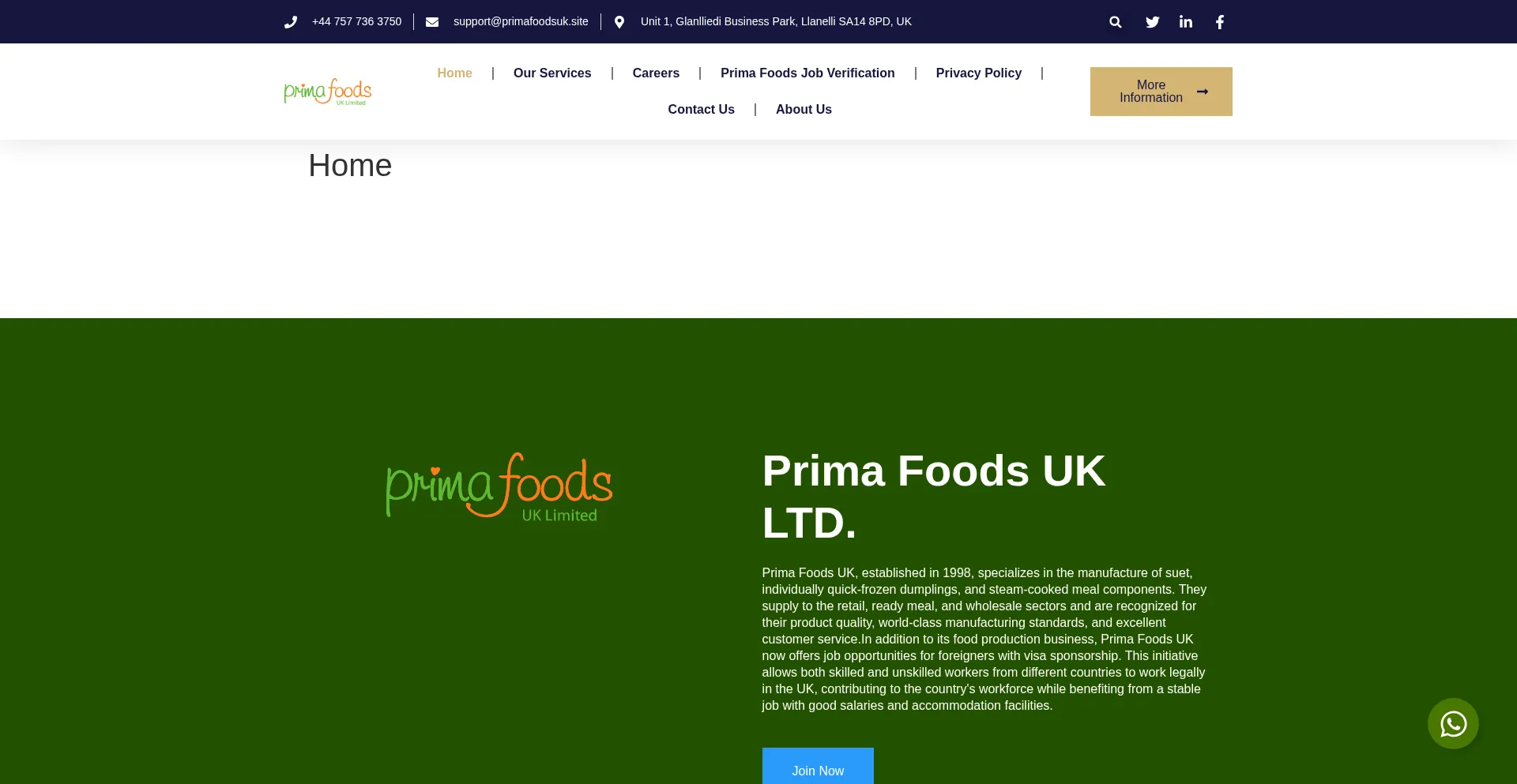 Is Primafoodsuk.site Safe?