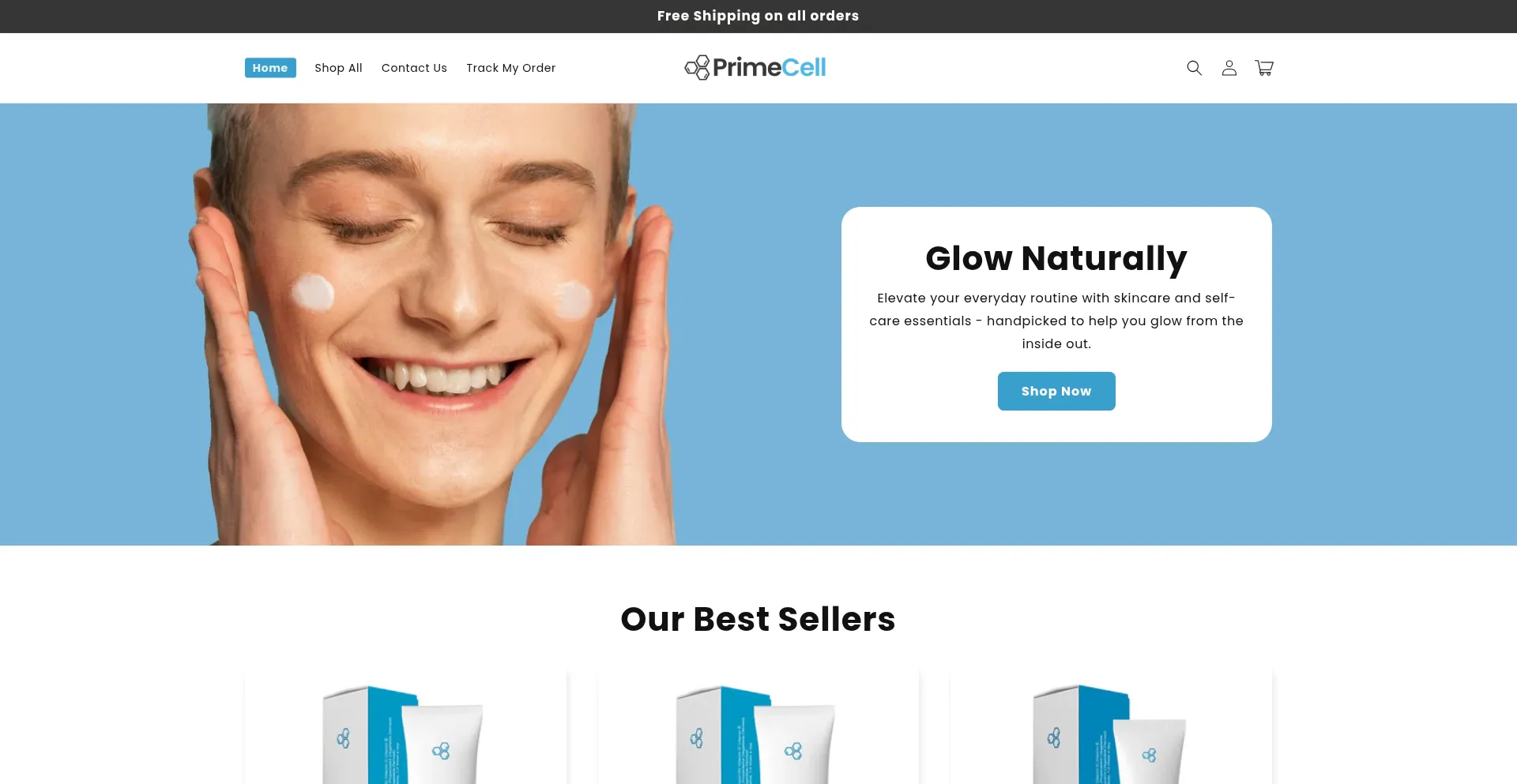 Primecell-store.com Screenshot