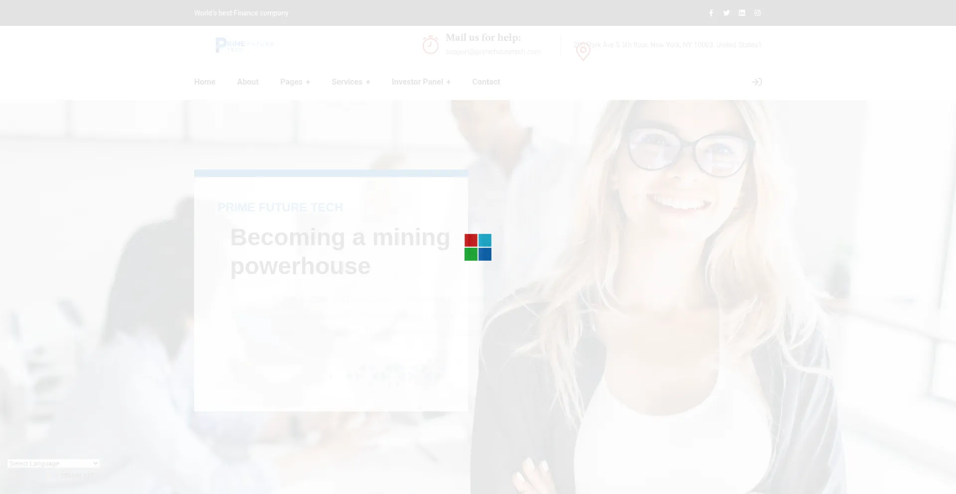 Primefuturetech.com Screenshot