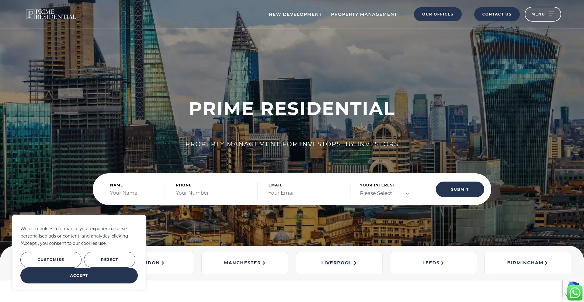 Primeresidentialpm.com Screenshot