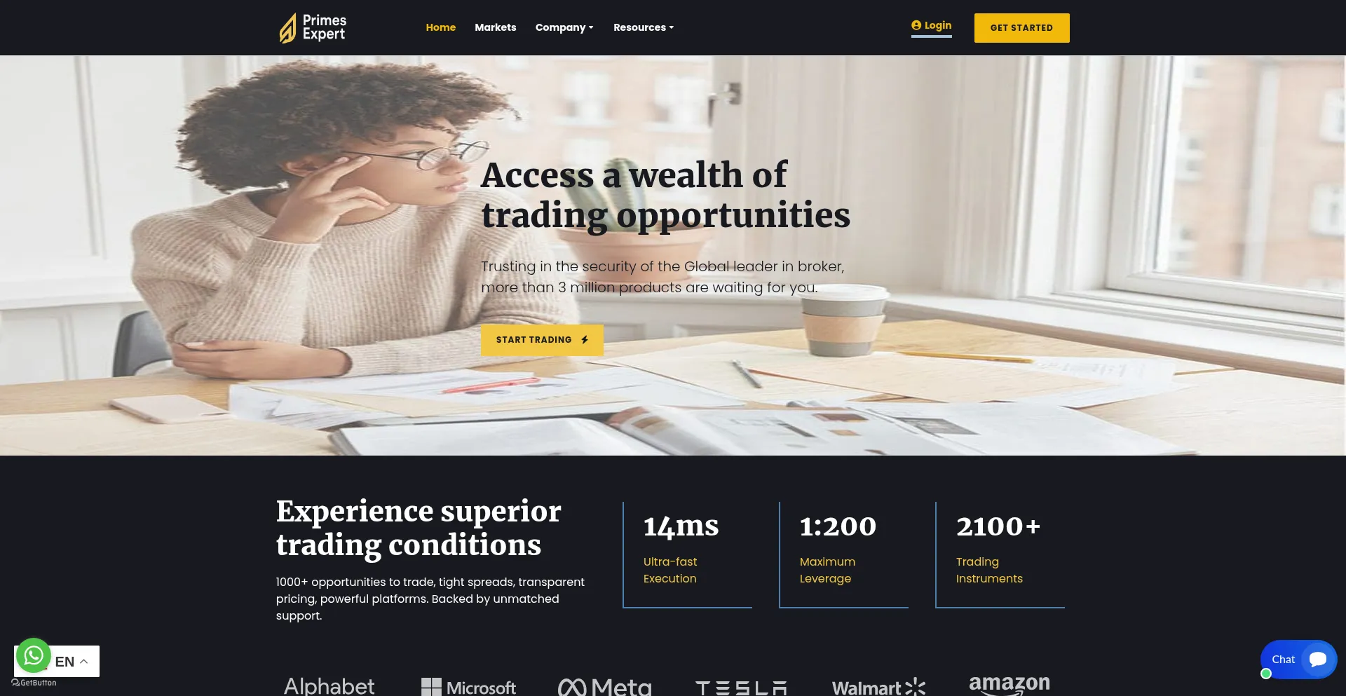 Website screenshot of Primesexpert.com