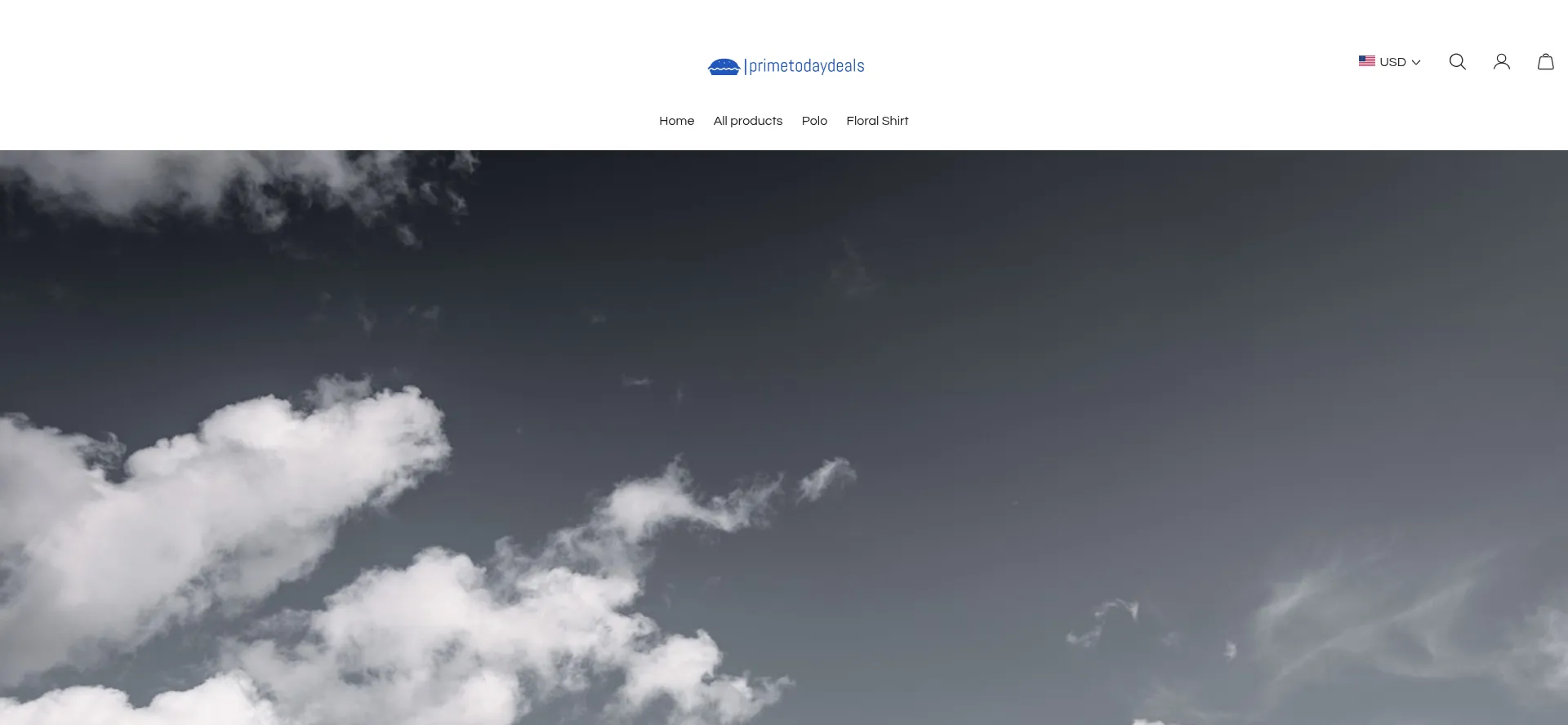 Website screenshot of Primetodaydeals.com