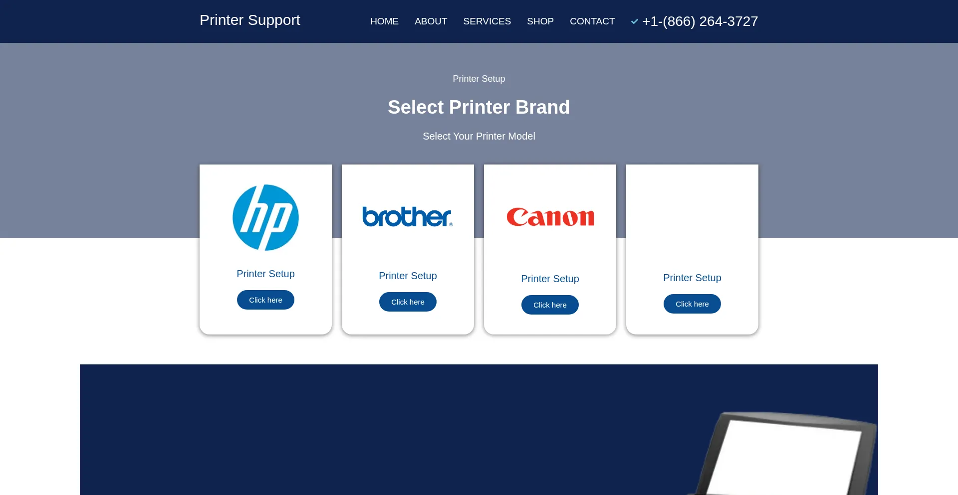 Website screenshot of Printrixe.com