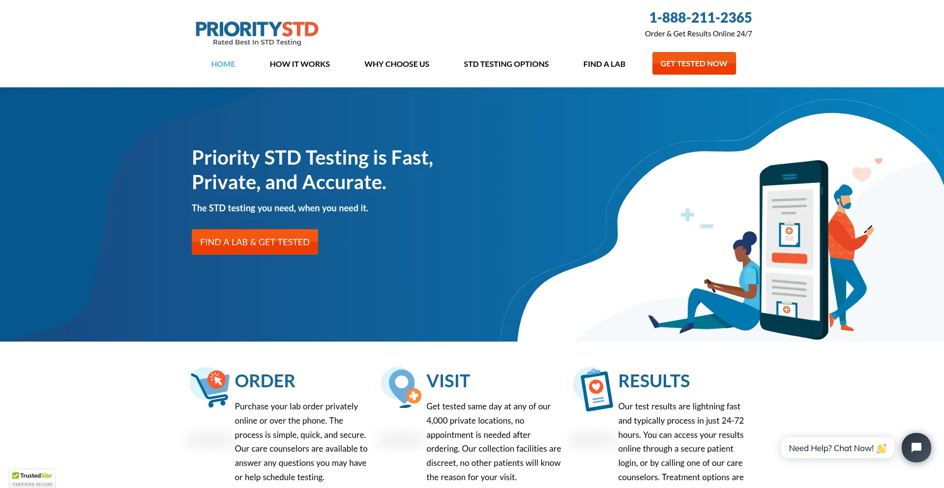Is Prioritystdtesting.com Safe?