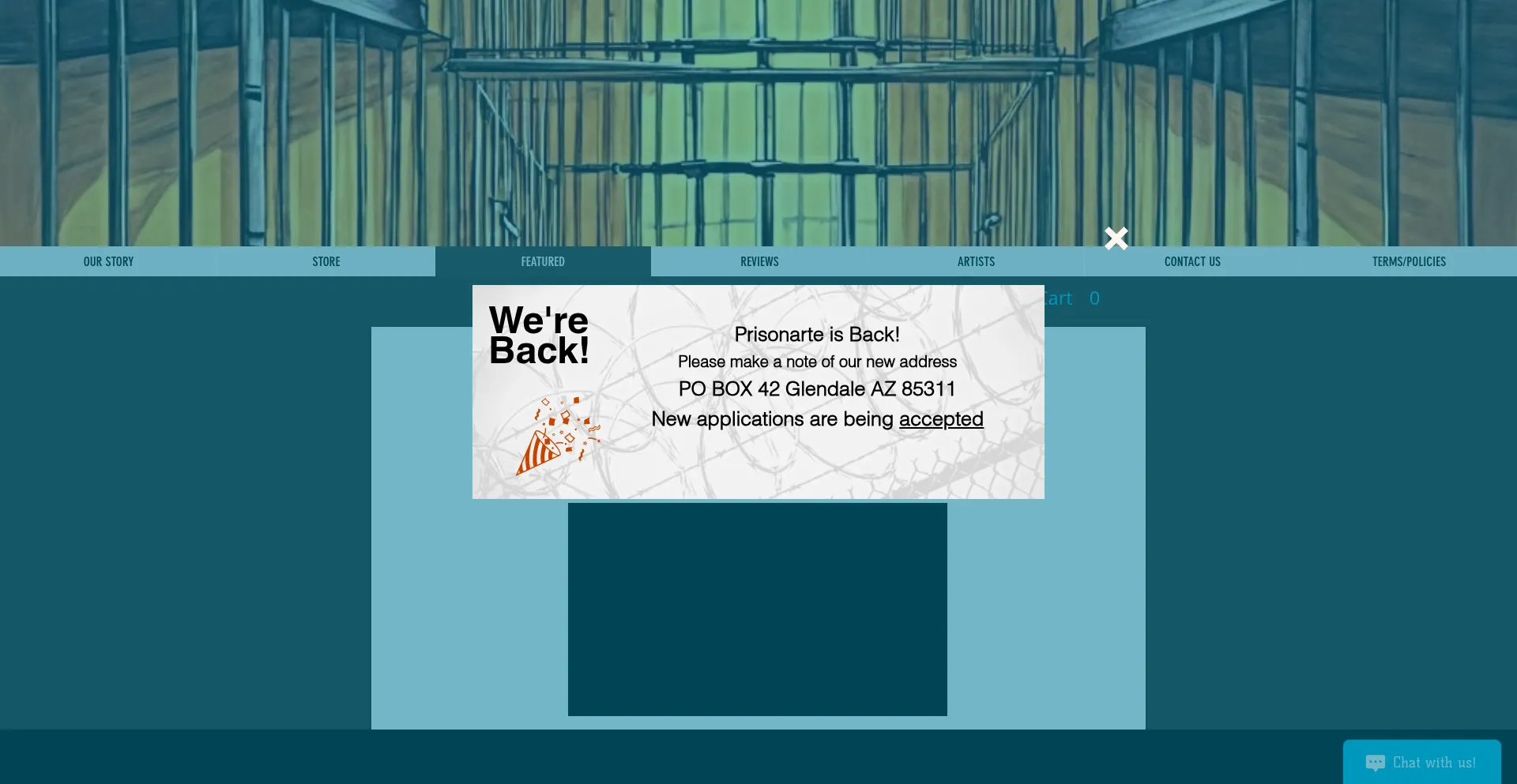 Prisonarte.com Screenshot