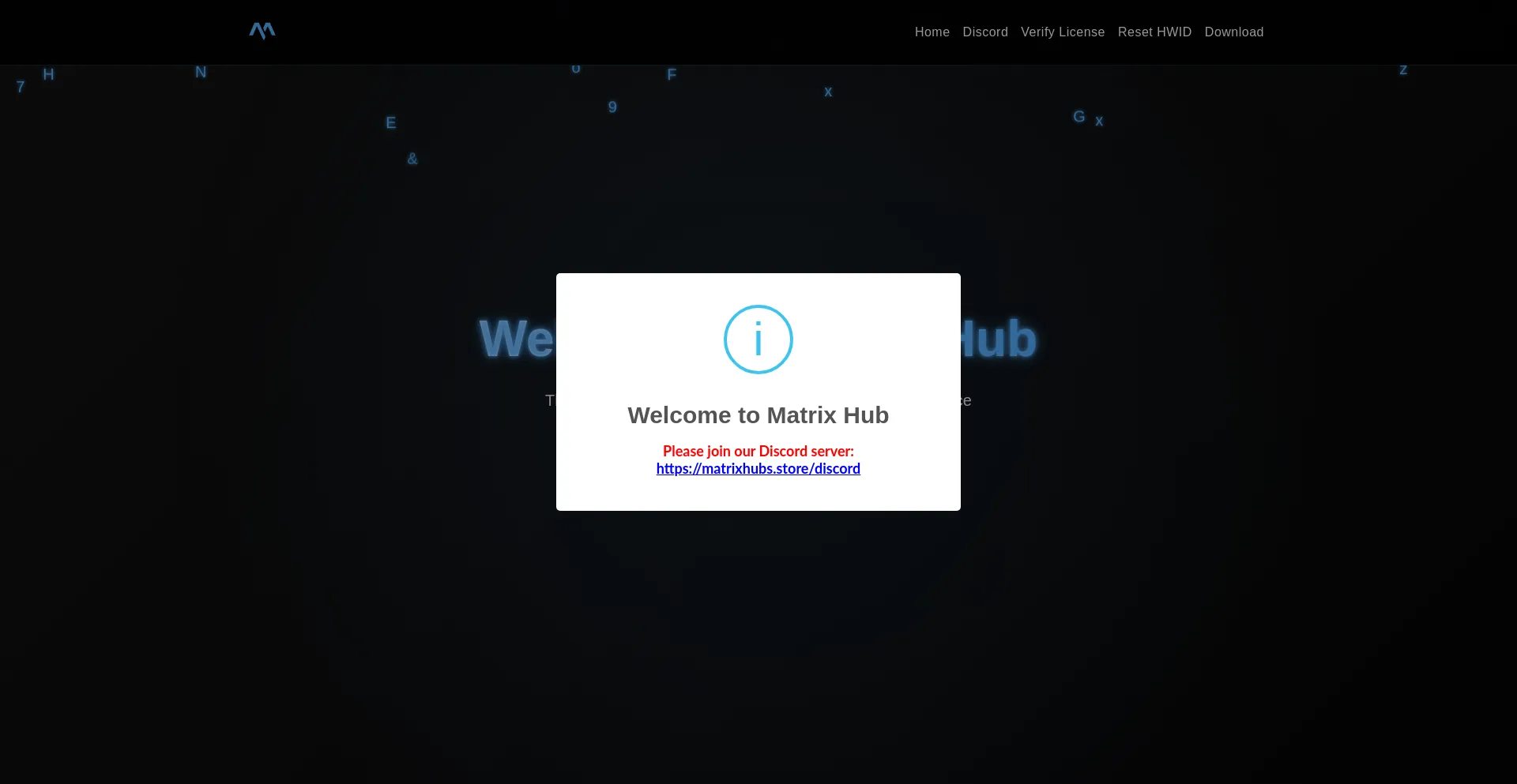 Website screenshot of Processing-matrix.store