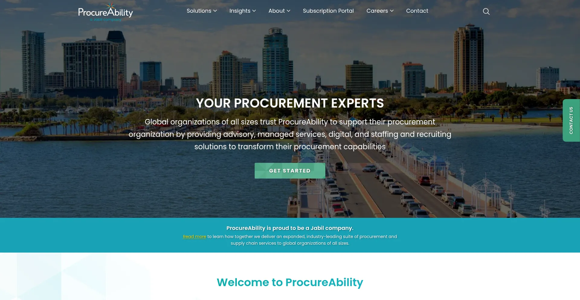 Procureability.com Screenshot