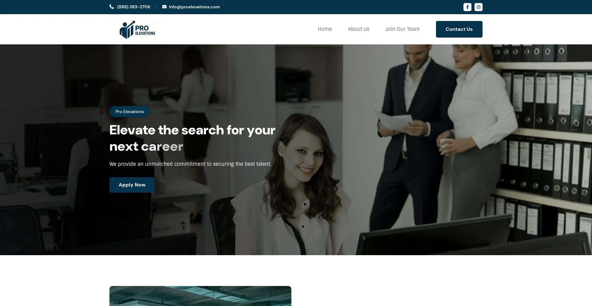 Proelevations.com Screenshot