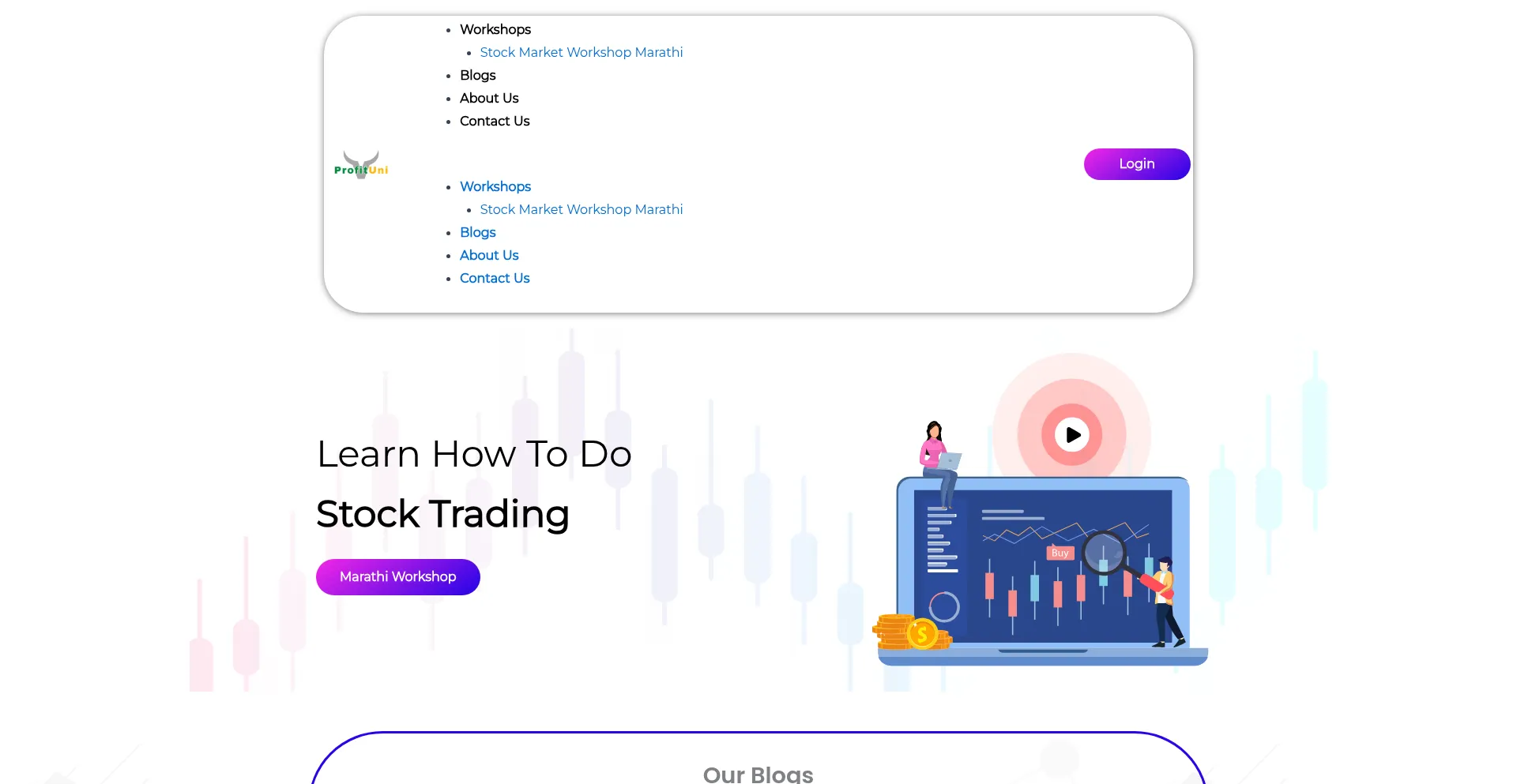Profituni.in Screenshot