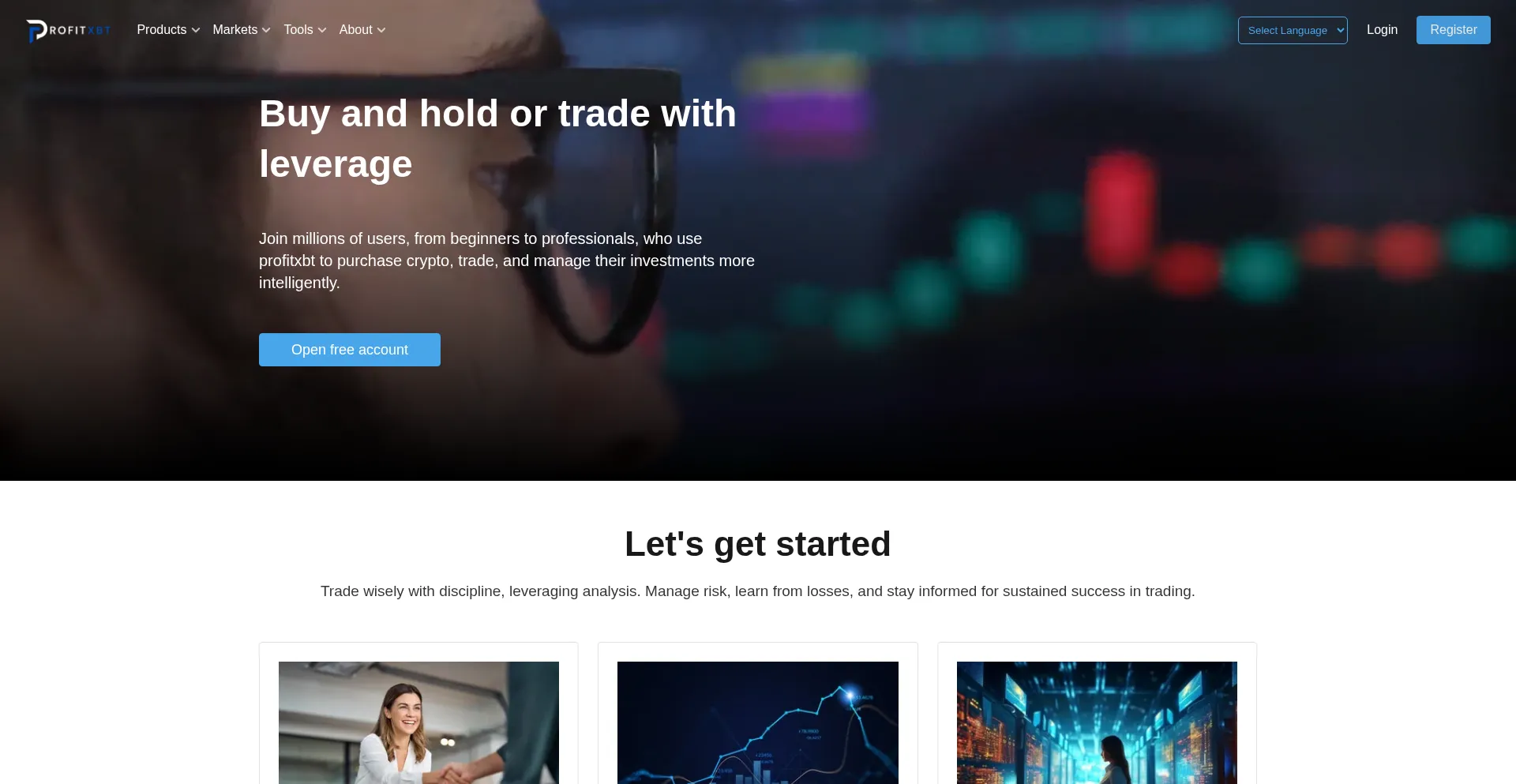 Profitxbt.com Screenshot