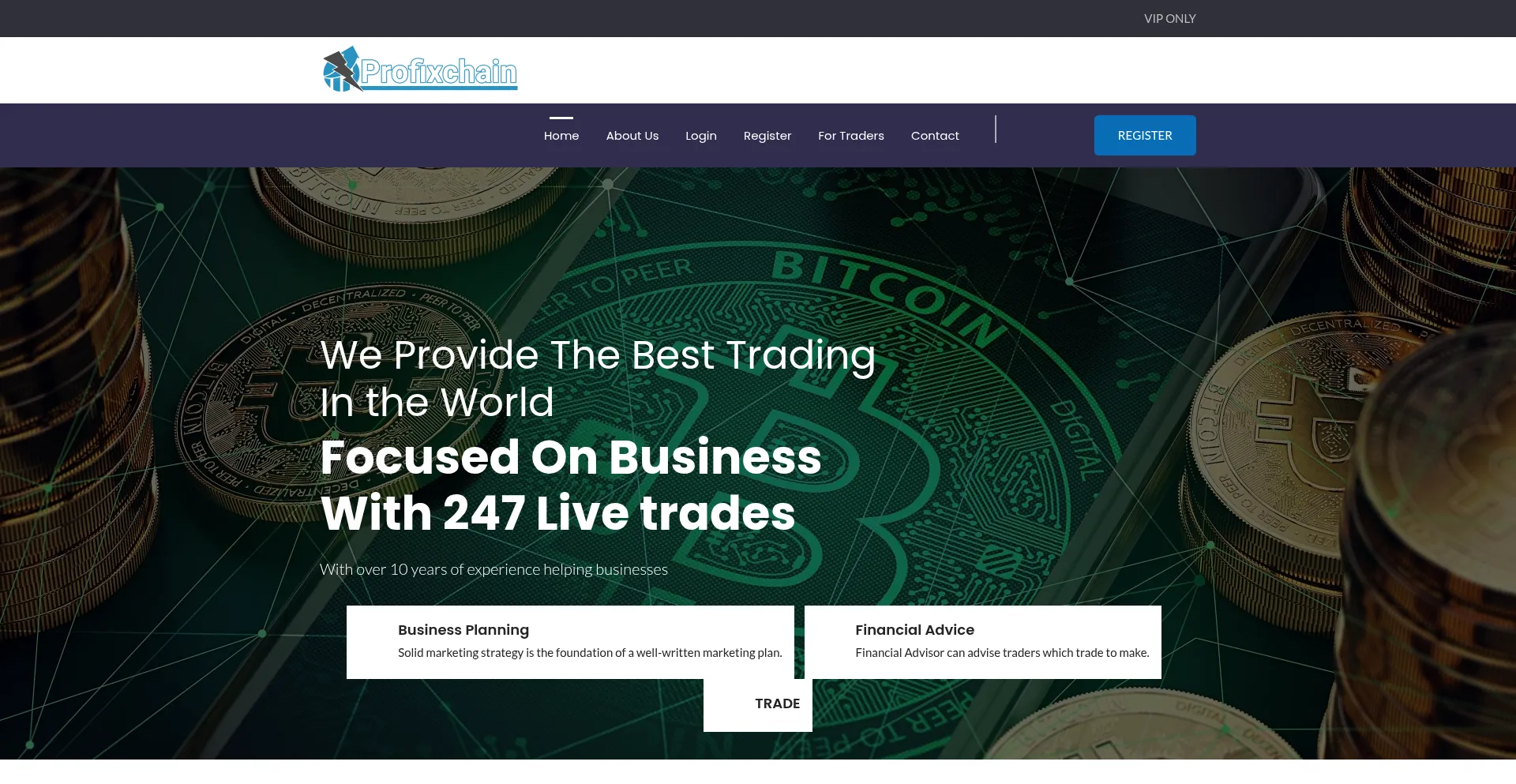 Profixchain.com Screenshot