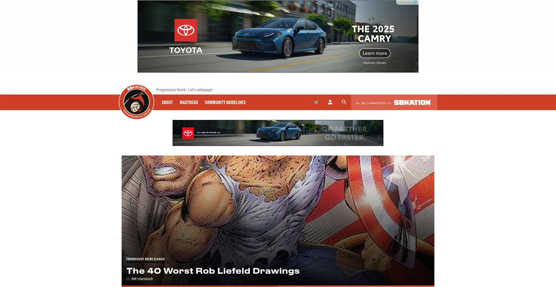 Progressiveboink.com Screenshot