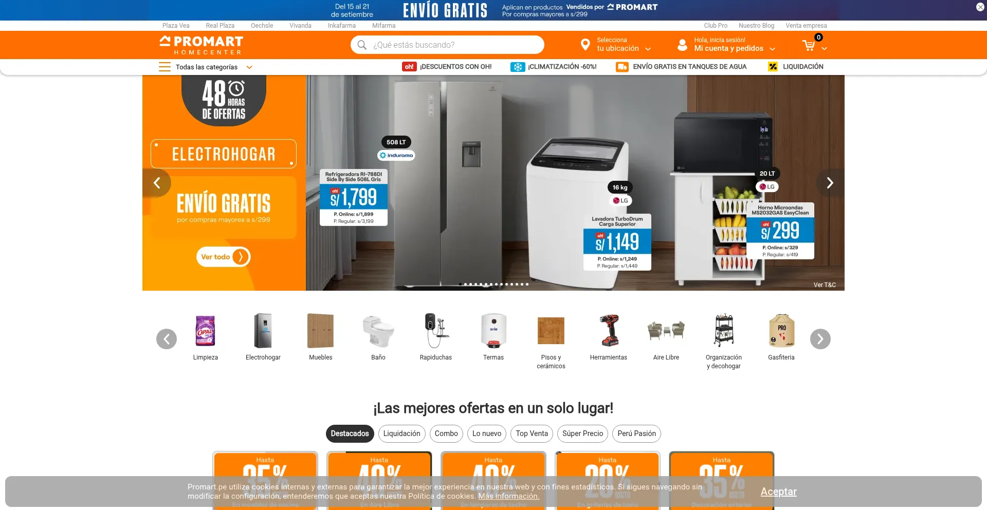 Promart.pe Screenshot
