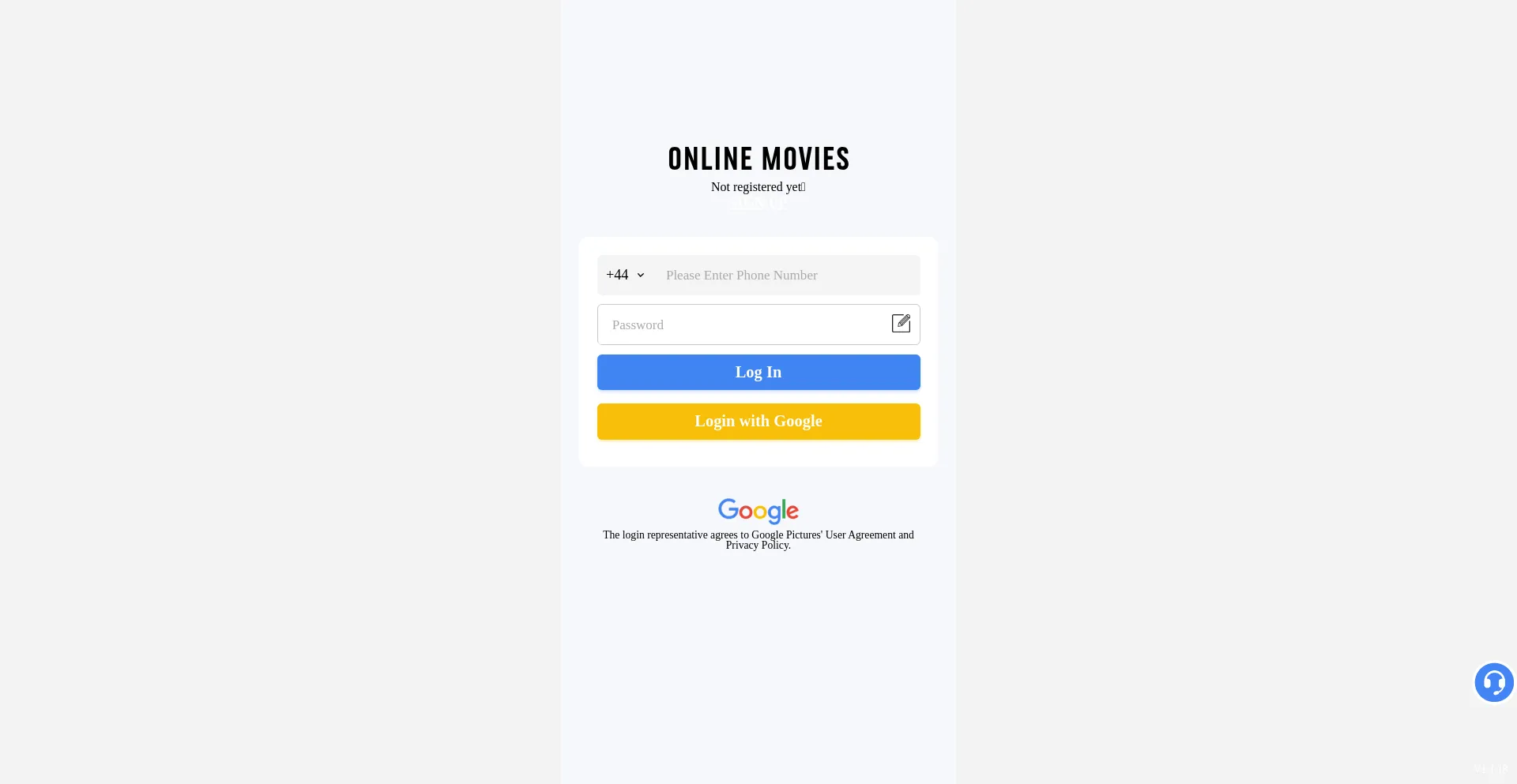 Website screenshot of Promote-movie.net