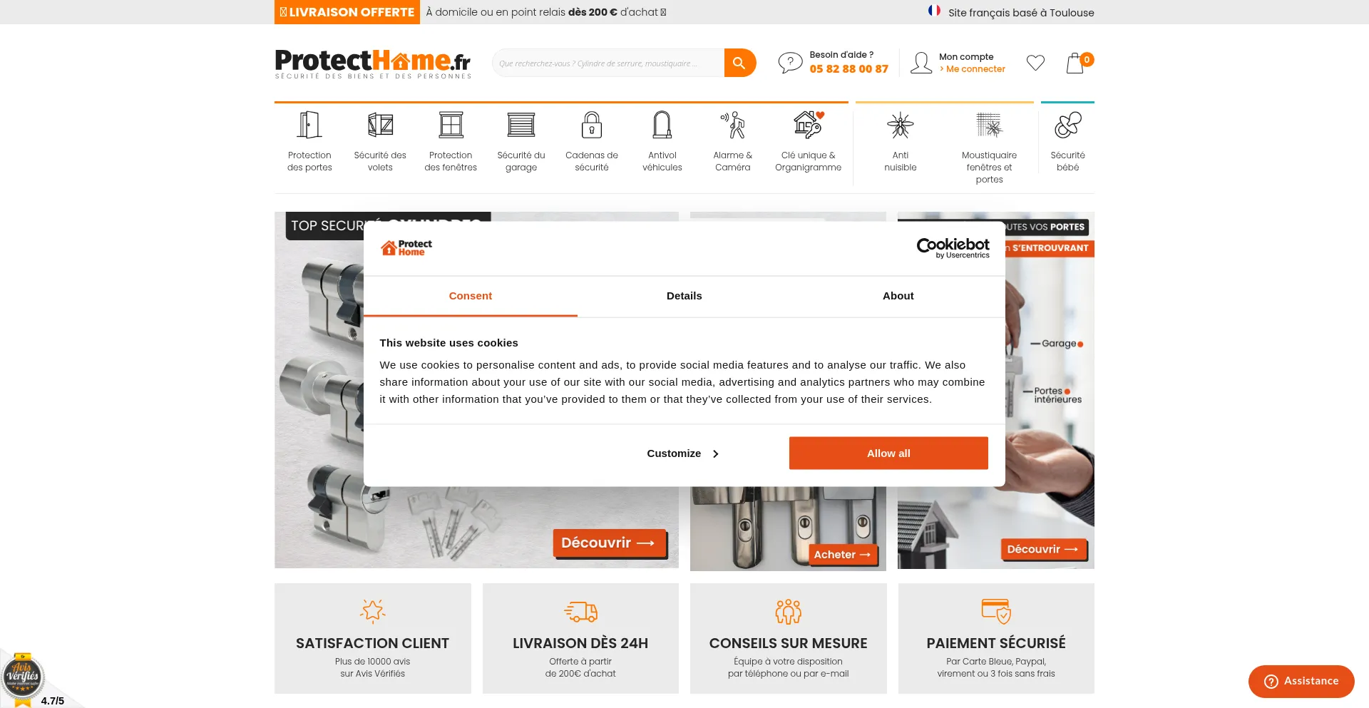 Is Protecthome.fr Safe?
