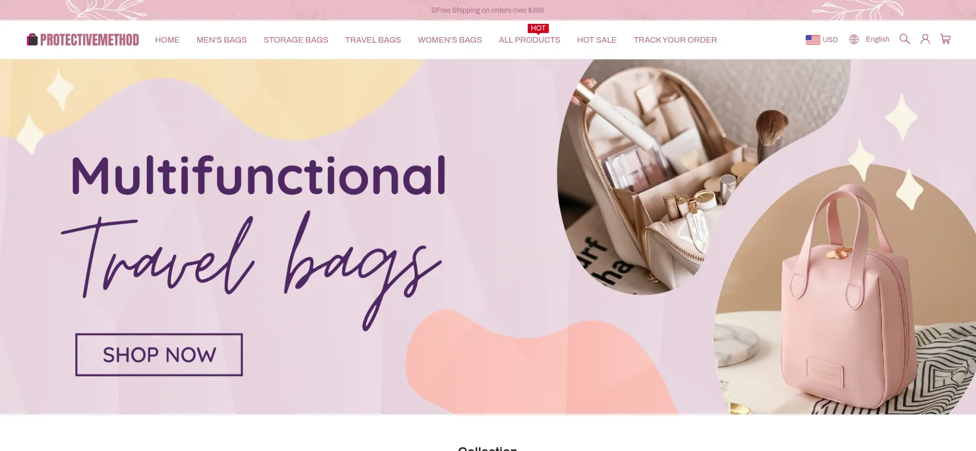Website screenshot of Protectivemethod.com