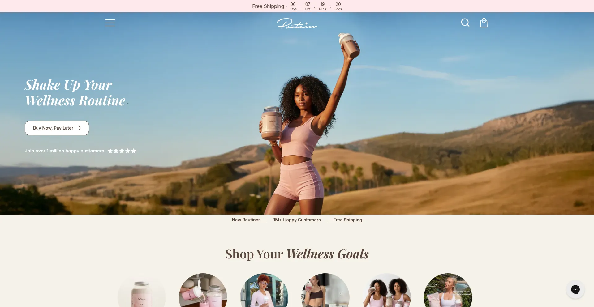 Protein.com Screenshot