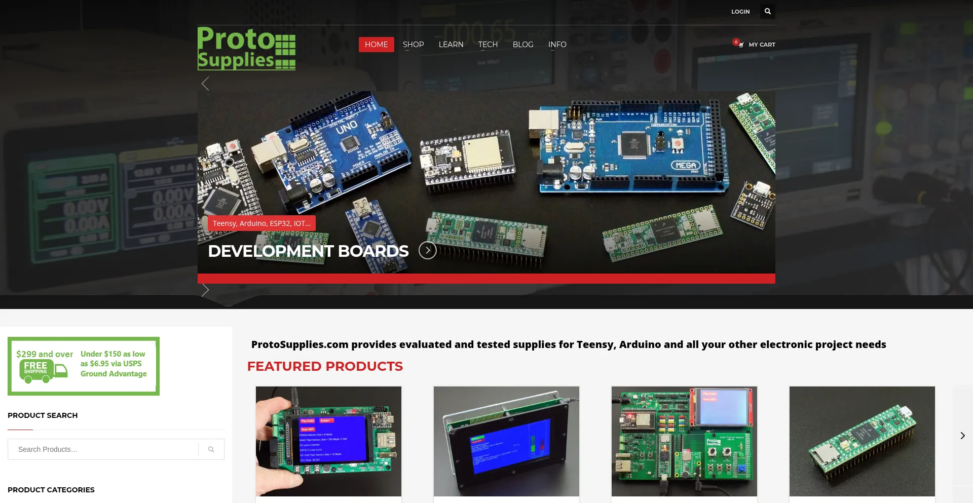 Protosupplies.com Screenshot