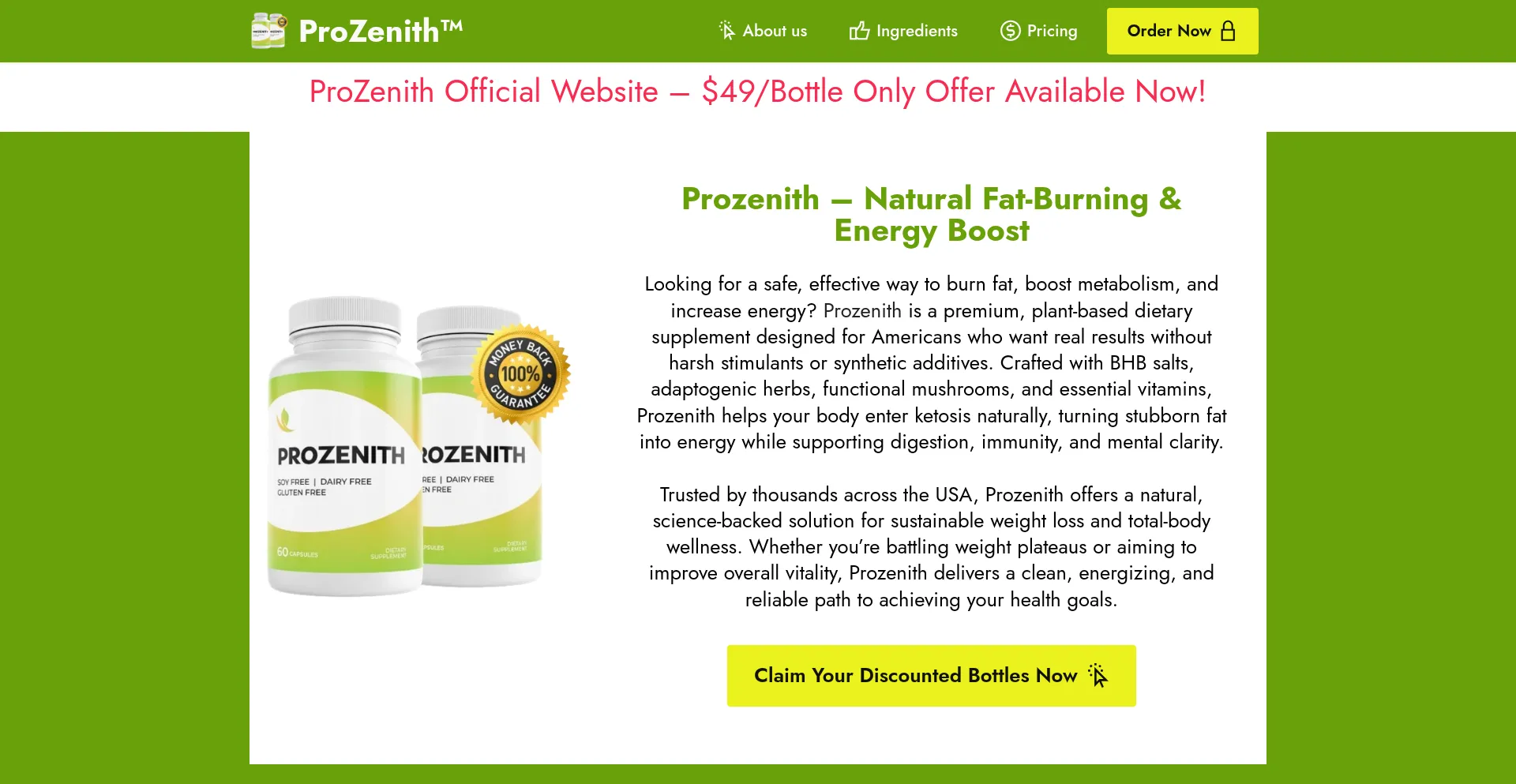 Is Prozeneith.com Safe?