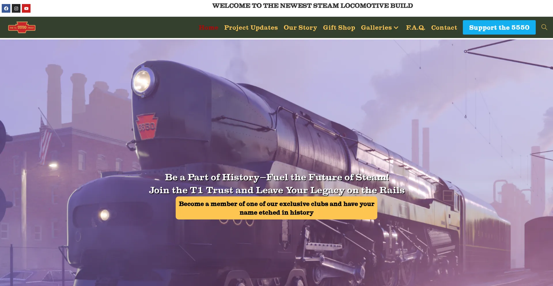 Prrt1steamlocomotivetrust.org