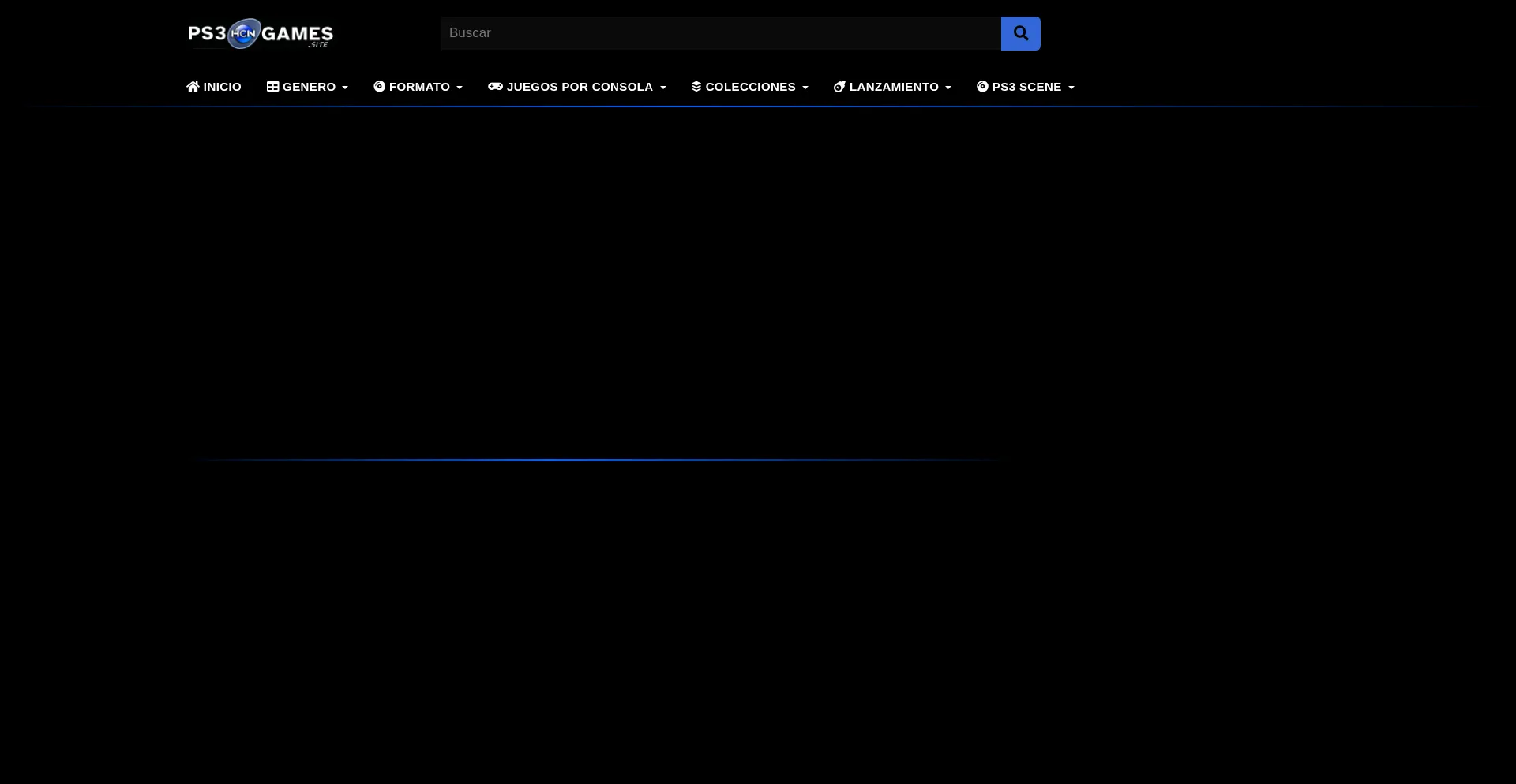 Website screenshot of Ps3hengames.site
