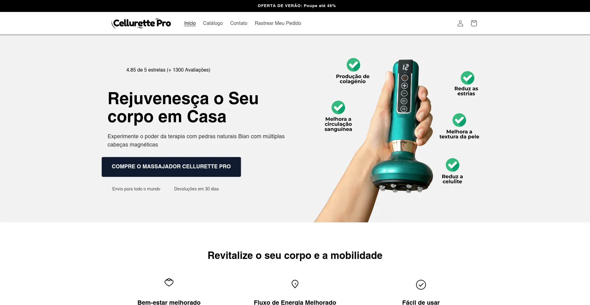 Website screenshot of Pt.cellurettepro.com