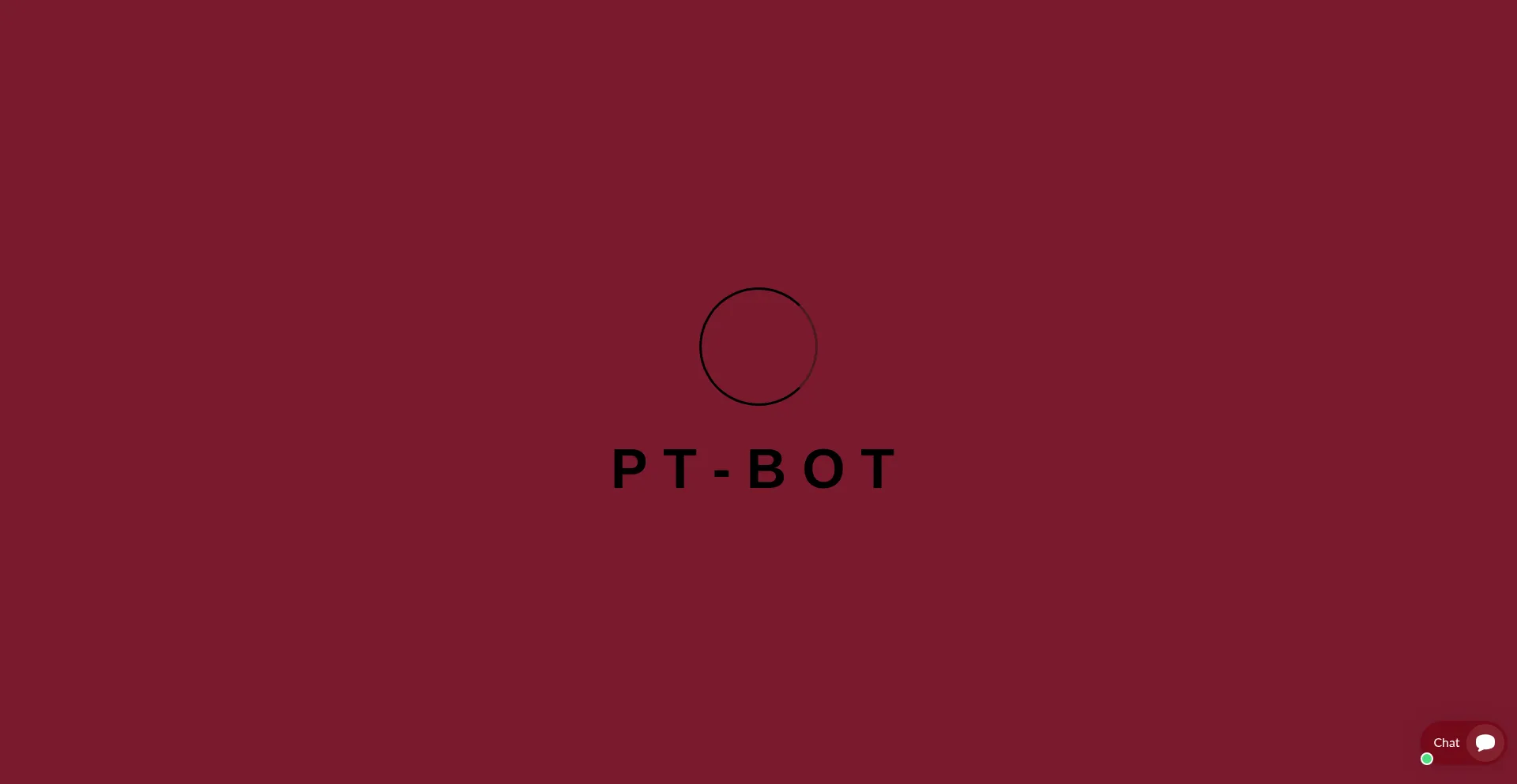 Website screenshot of Pt-bot-automated-system.com