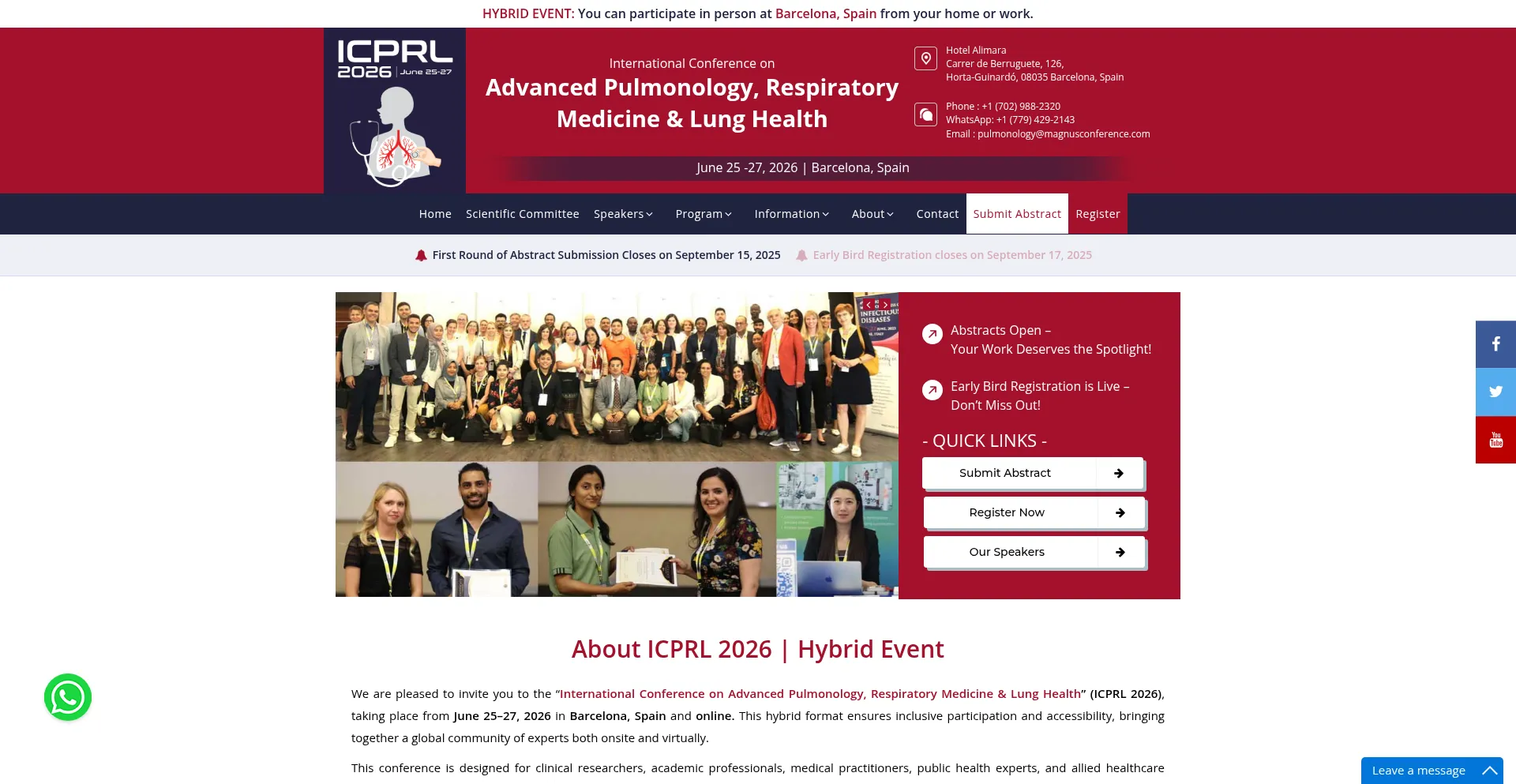 Is Pulmonologyconference.com Safe?