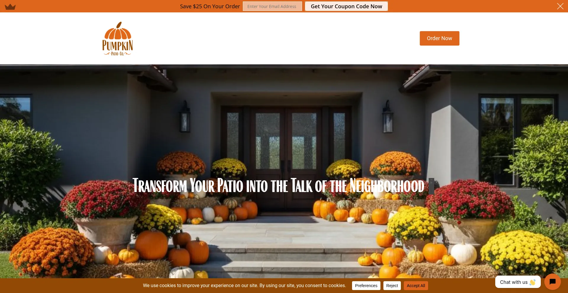 Pumpkinpatioco.com Screenshot