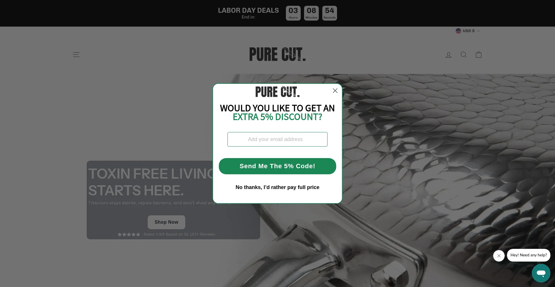 Purecut.co Screenshot