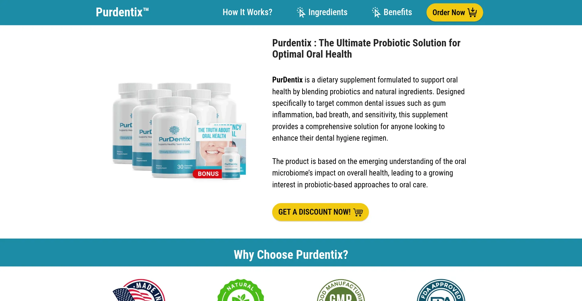 Website screenshot of Puredentix.net