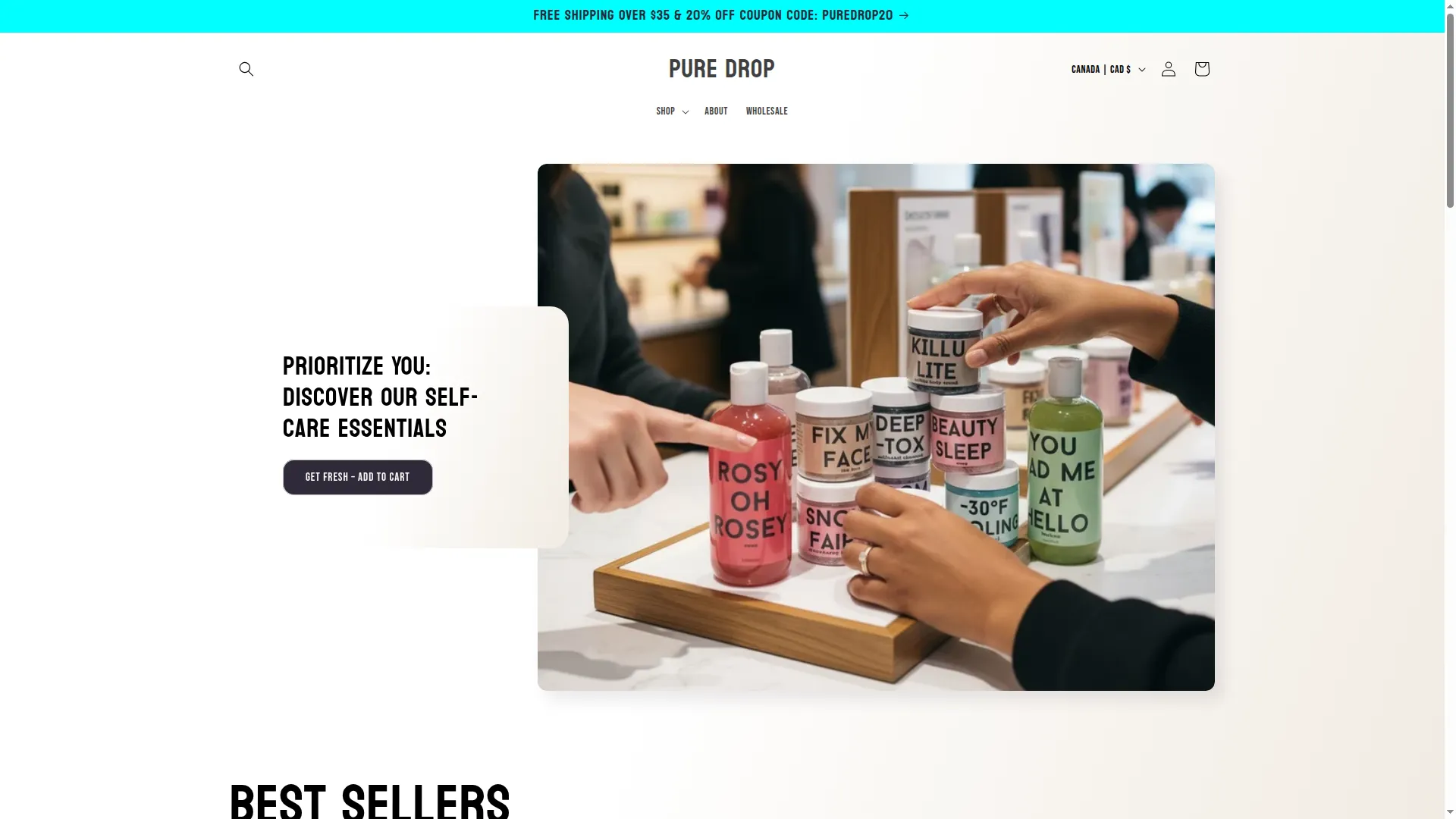 Puredropshower.com
