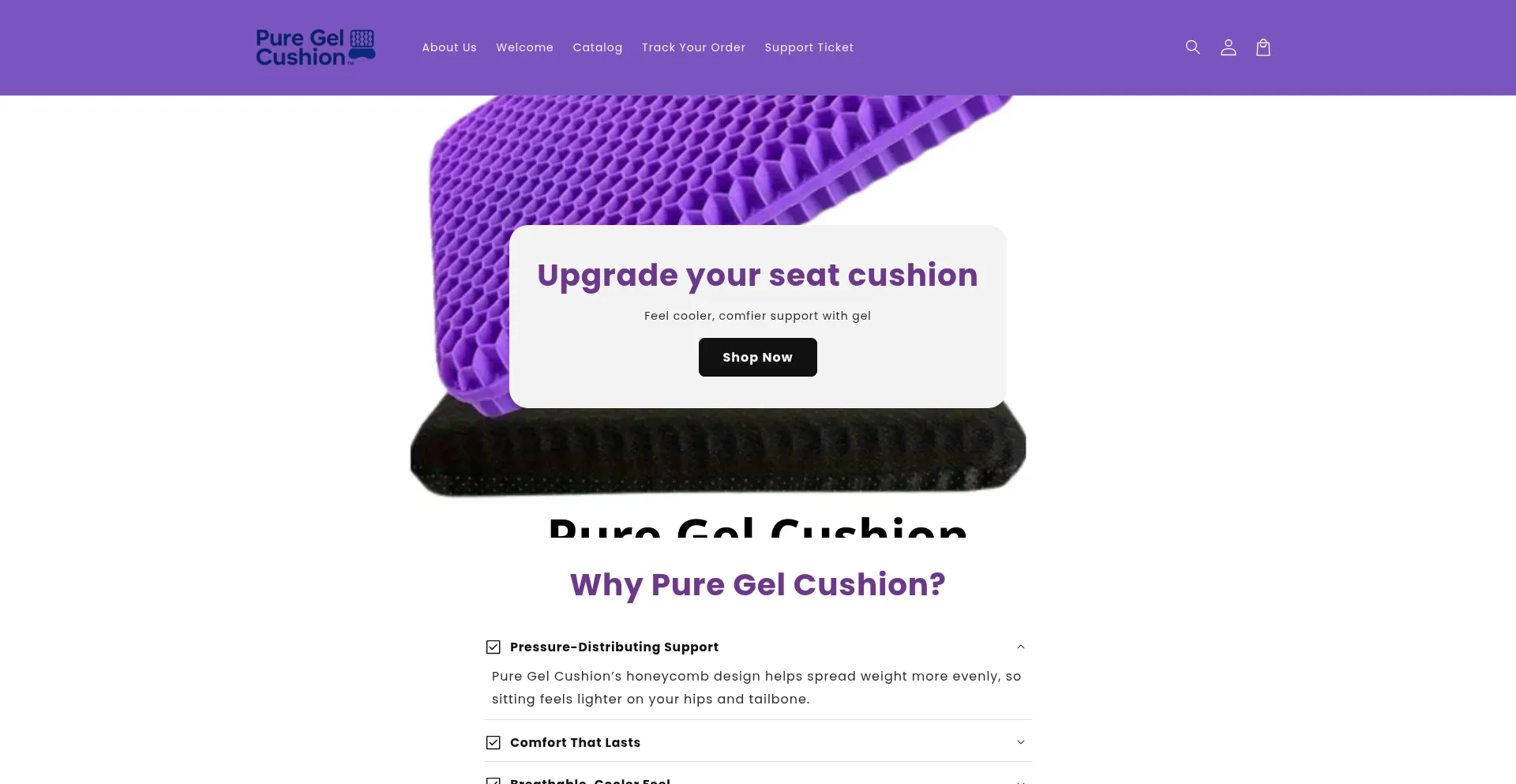 Puregelcushion.com