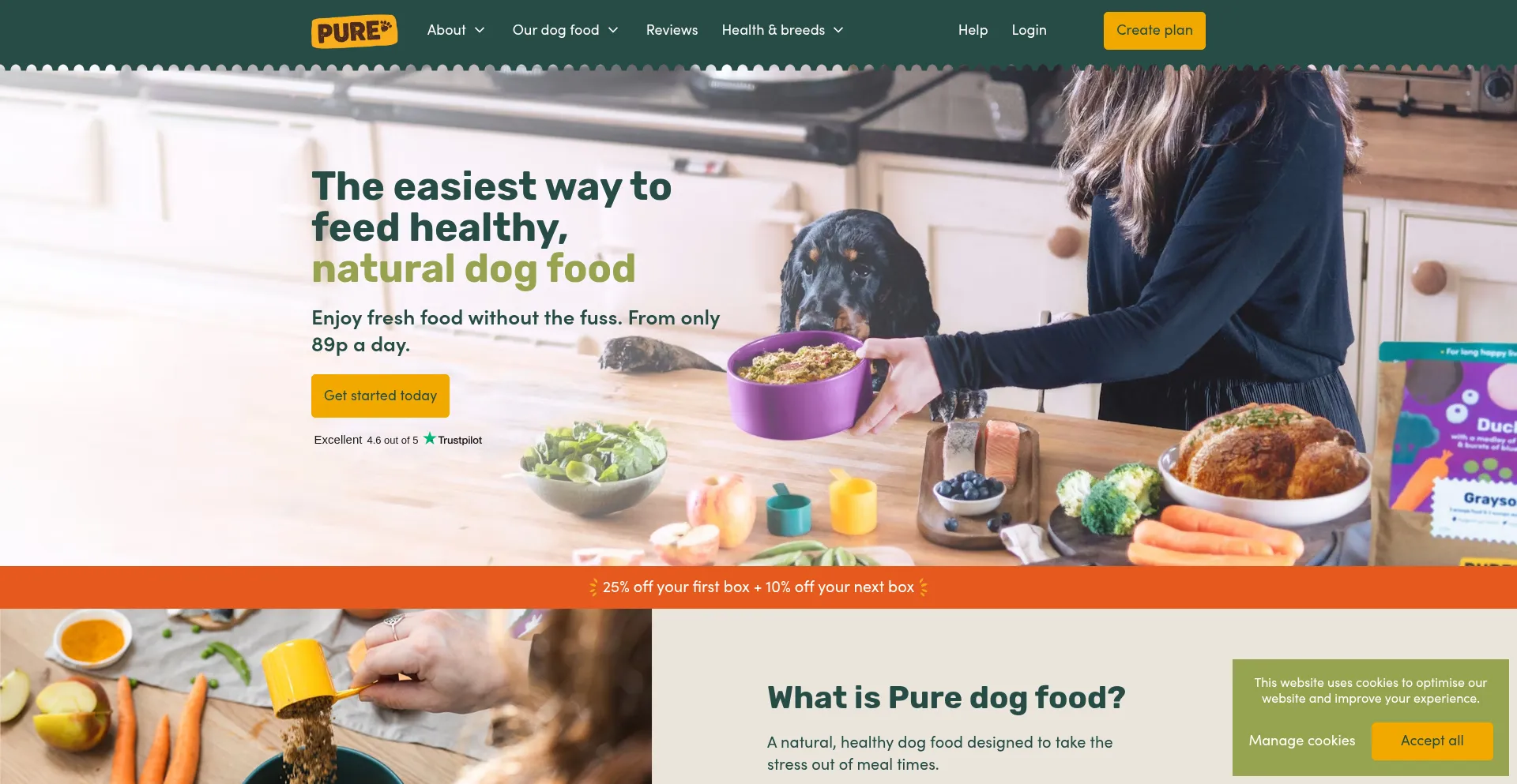 Purepetfood.com Screenshot