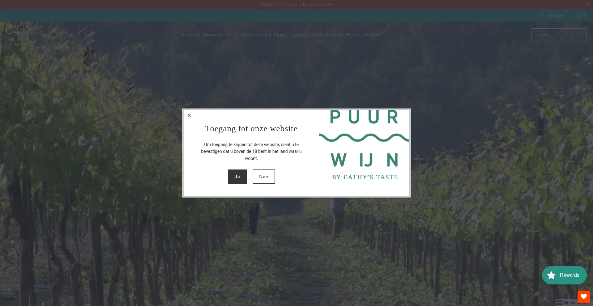 Puurwijn.shop Screenshot