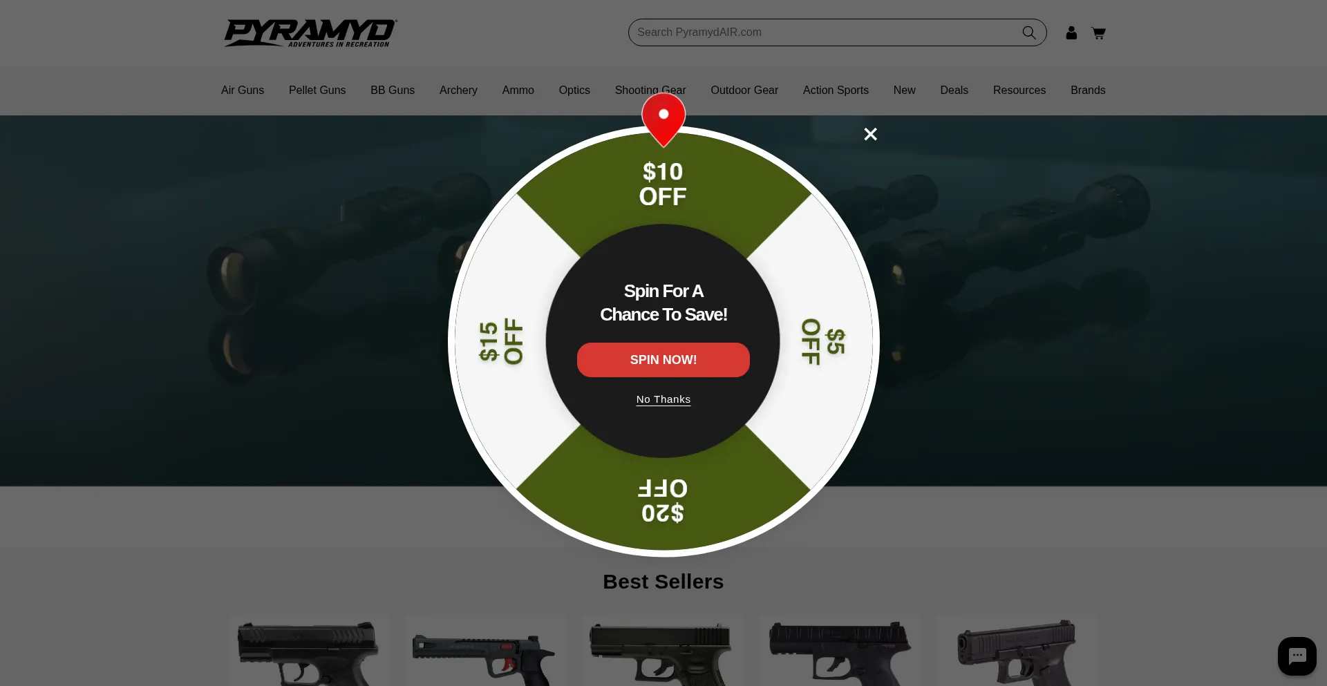 Pyramidair.com Screenshot