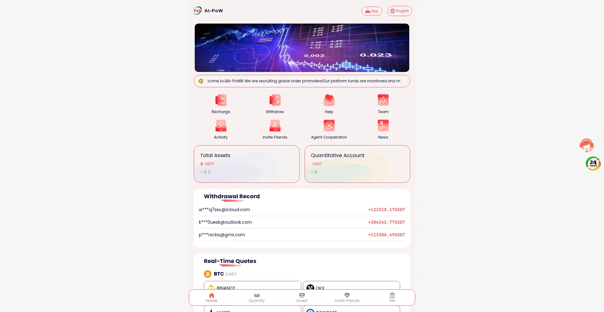 Website screenshot of Q68.cc