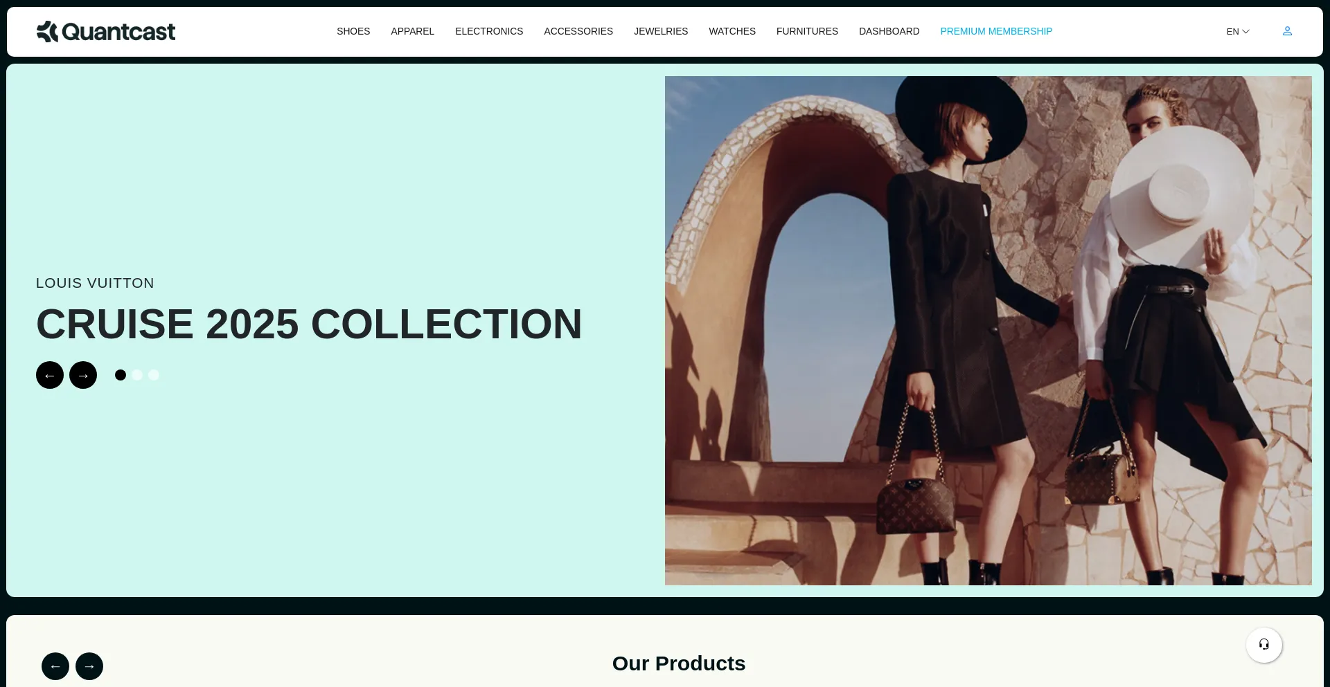 Website screenshot of Qc-pro.net
