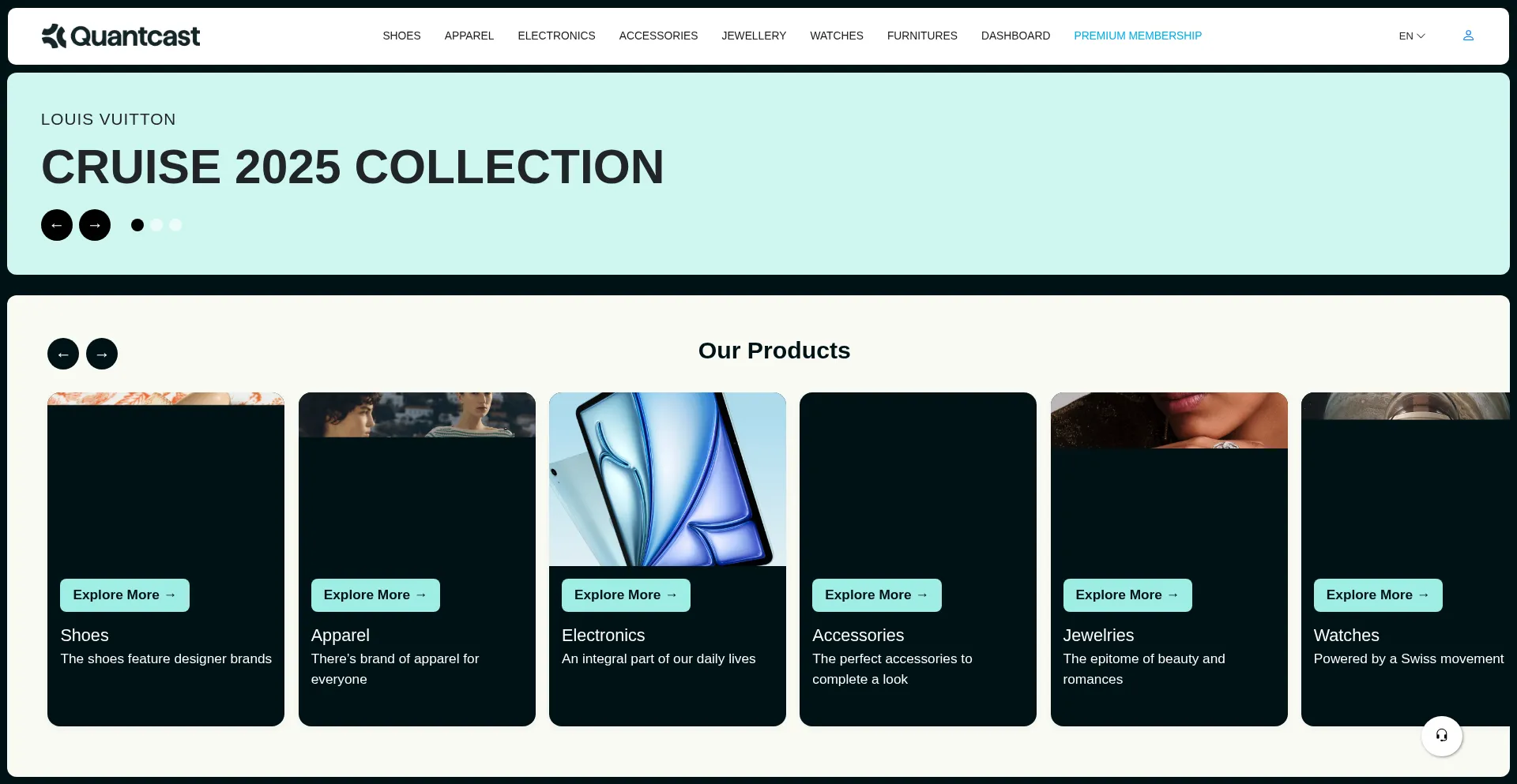Website screenshot of Qc-ultra.net